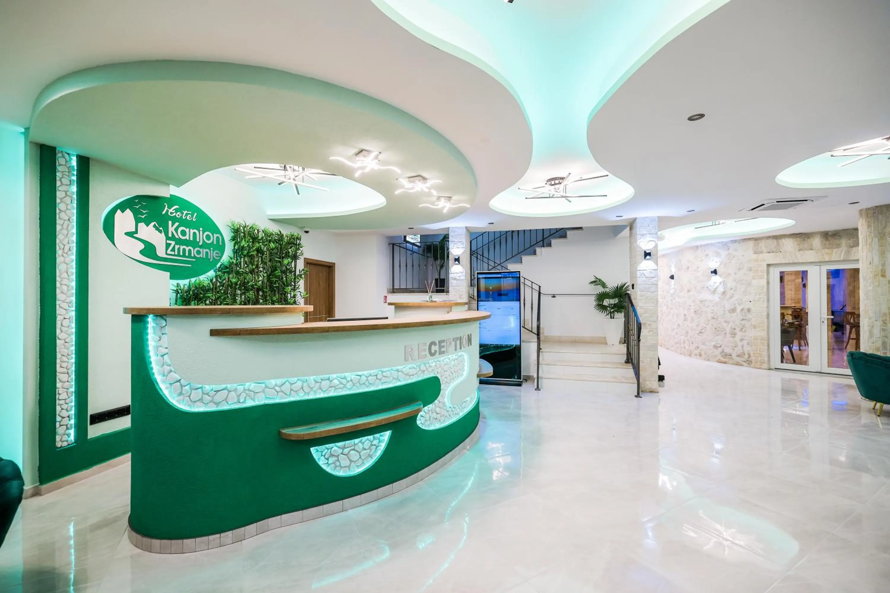 Lobby or reception in Hotel Kanjon Zrmanje