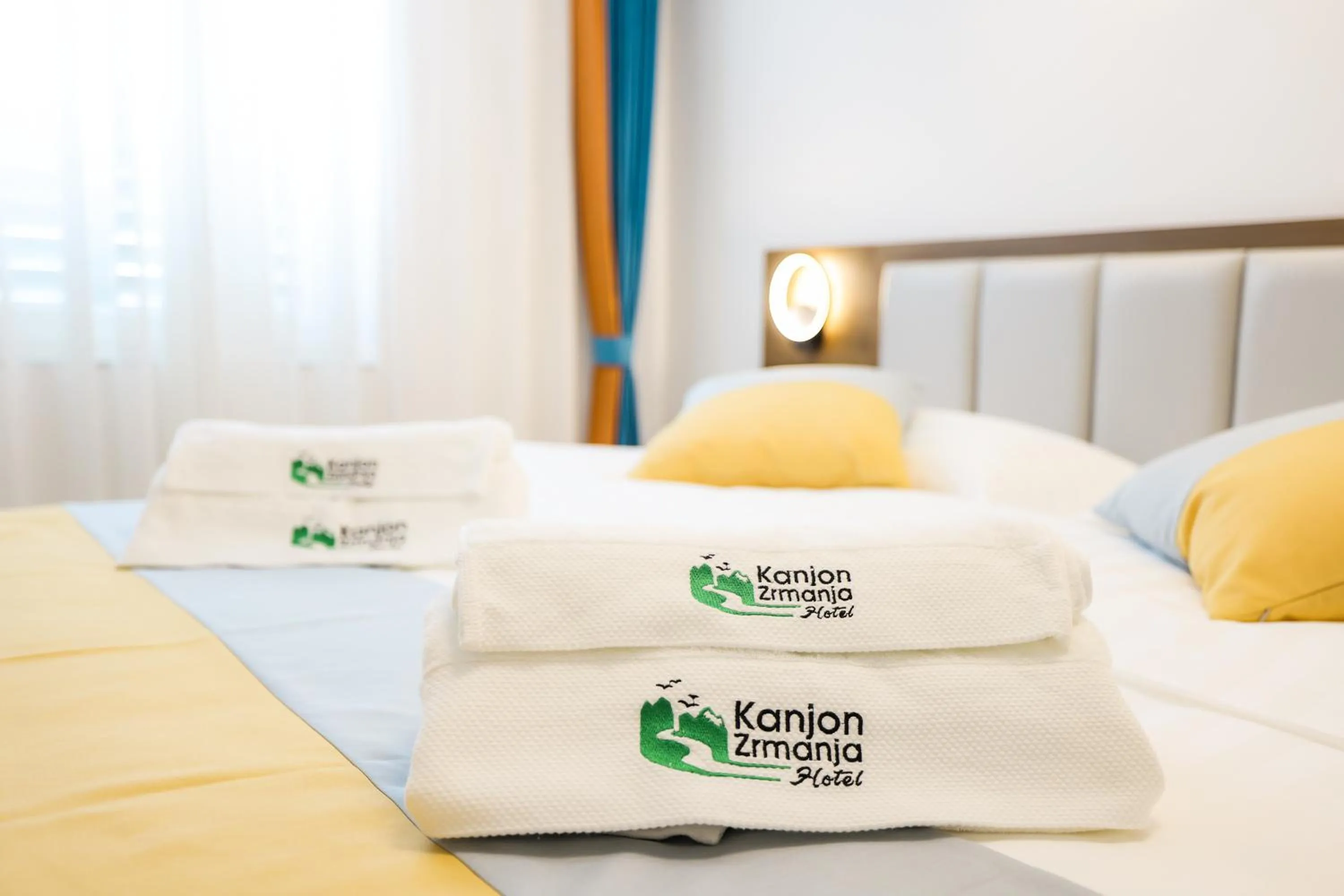 Bed in Hotel Kanjon Zrmanje