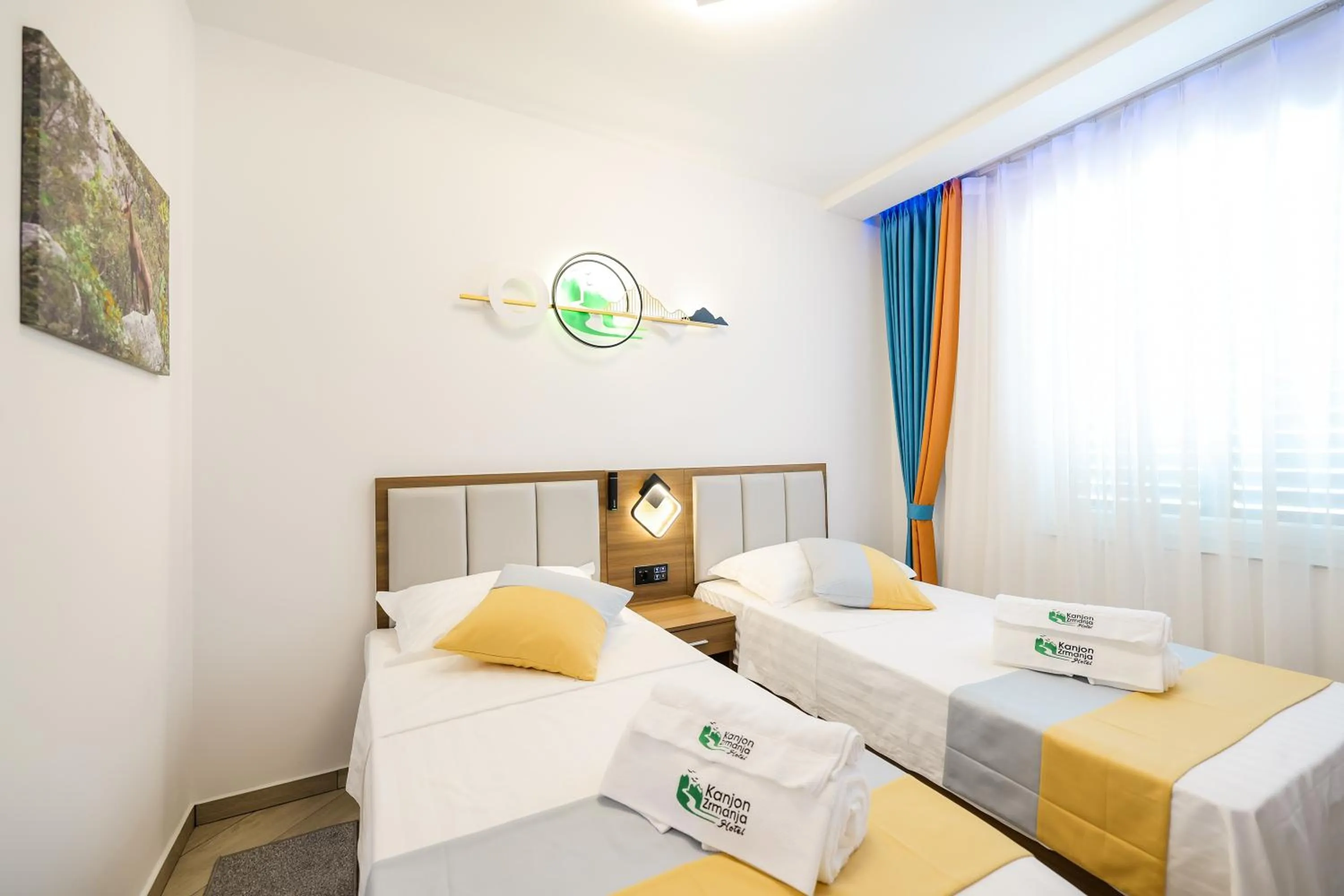 Bed in Hotel Kanjon Zrmanje