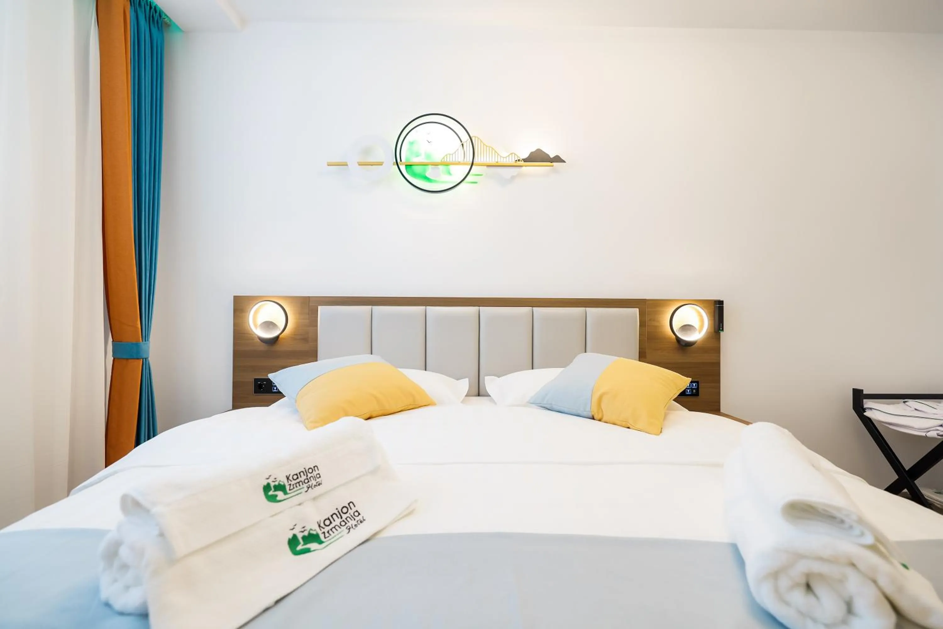 Bed in Hotel Kanjon Zrmanje