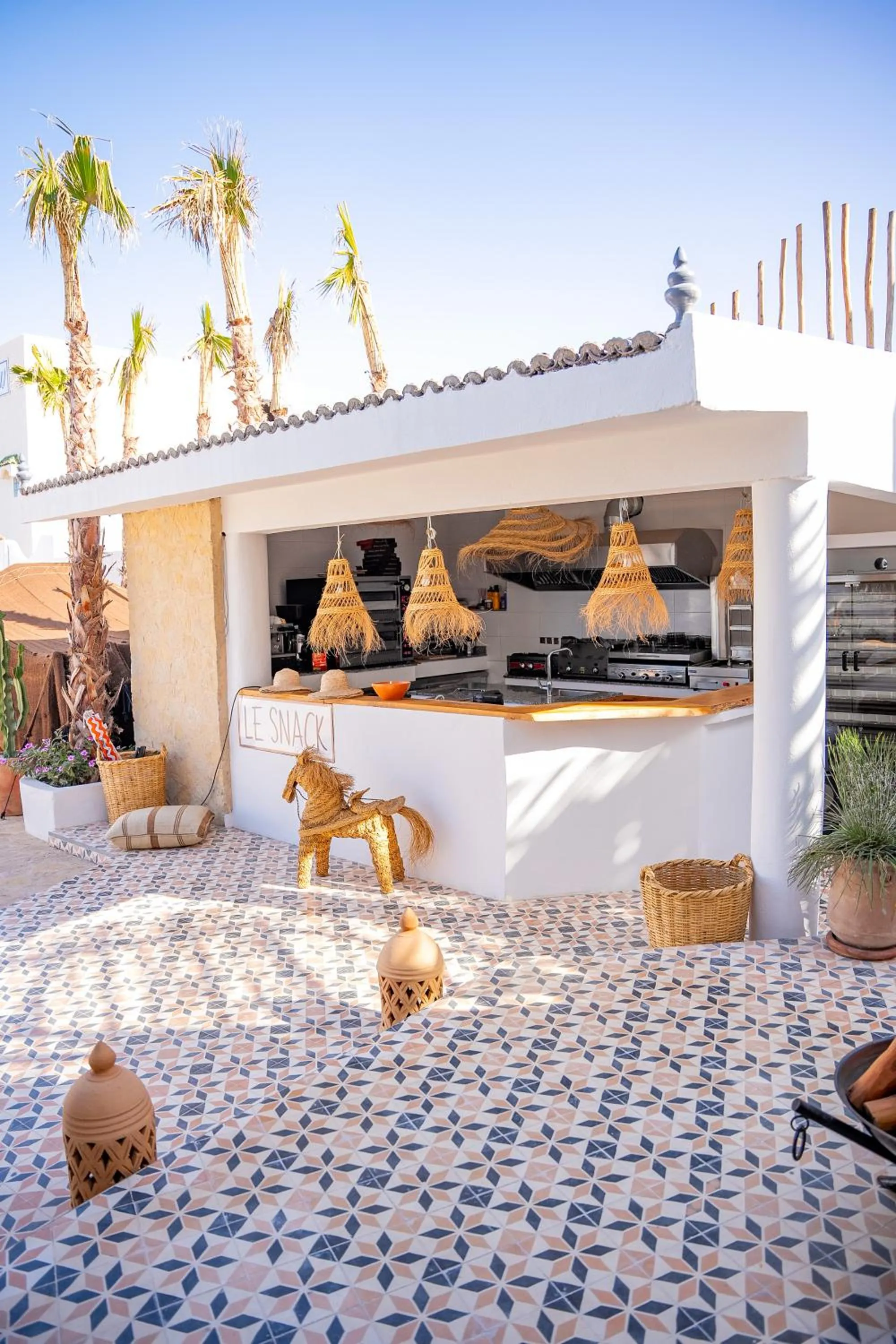 Patio in La Maison des Vagues