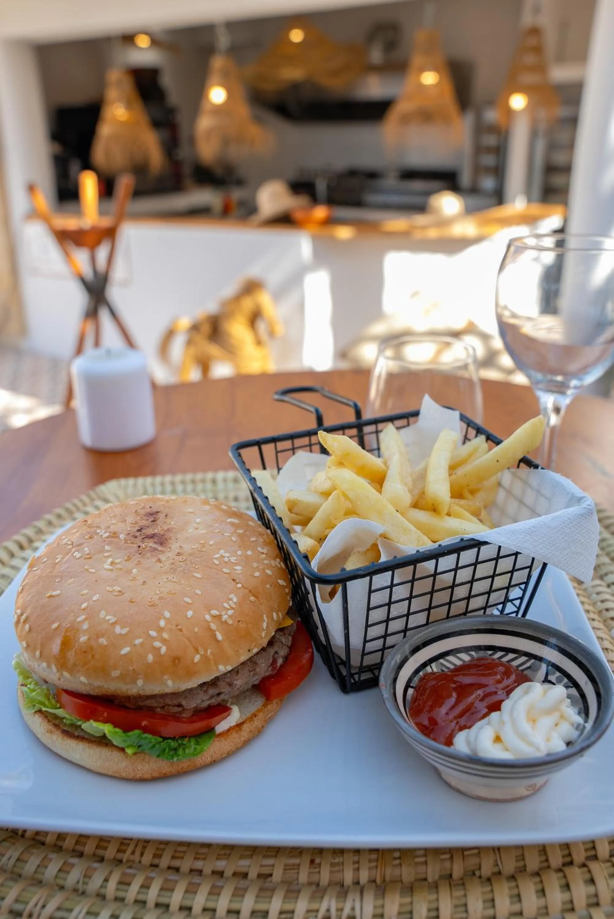 Food in La Maison des Vagues