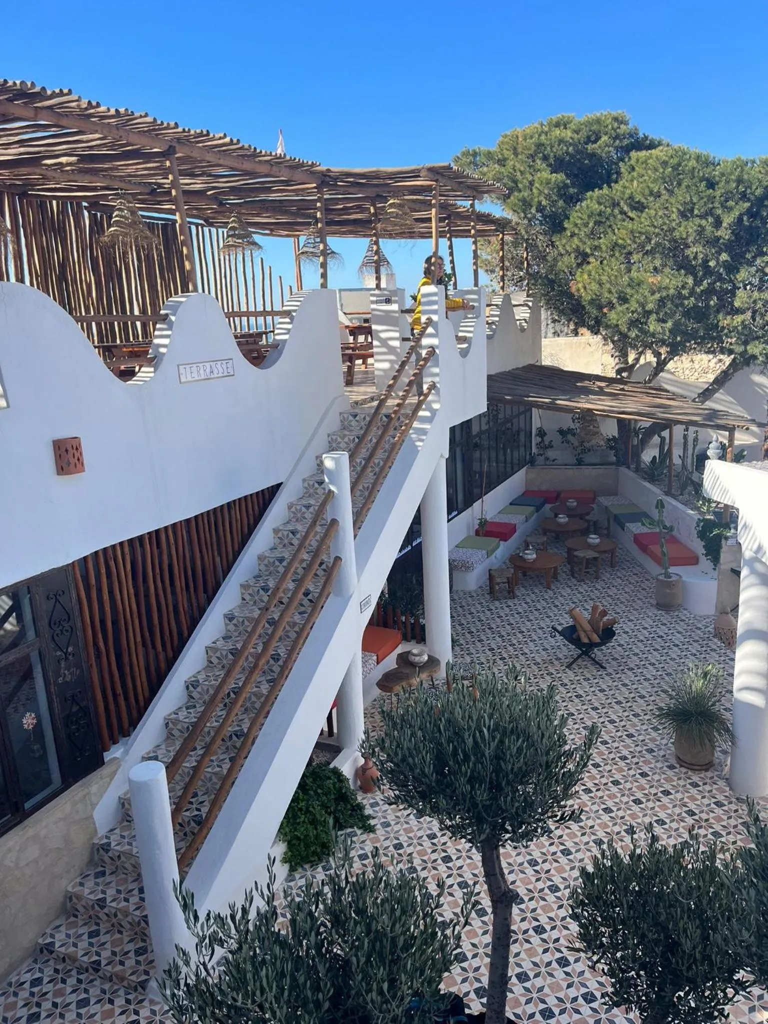 Patio in La Maison des Vagues