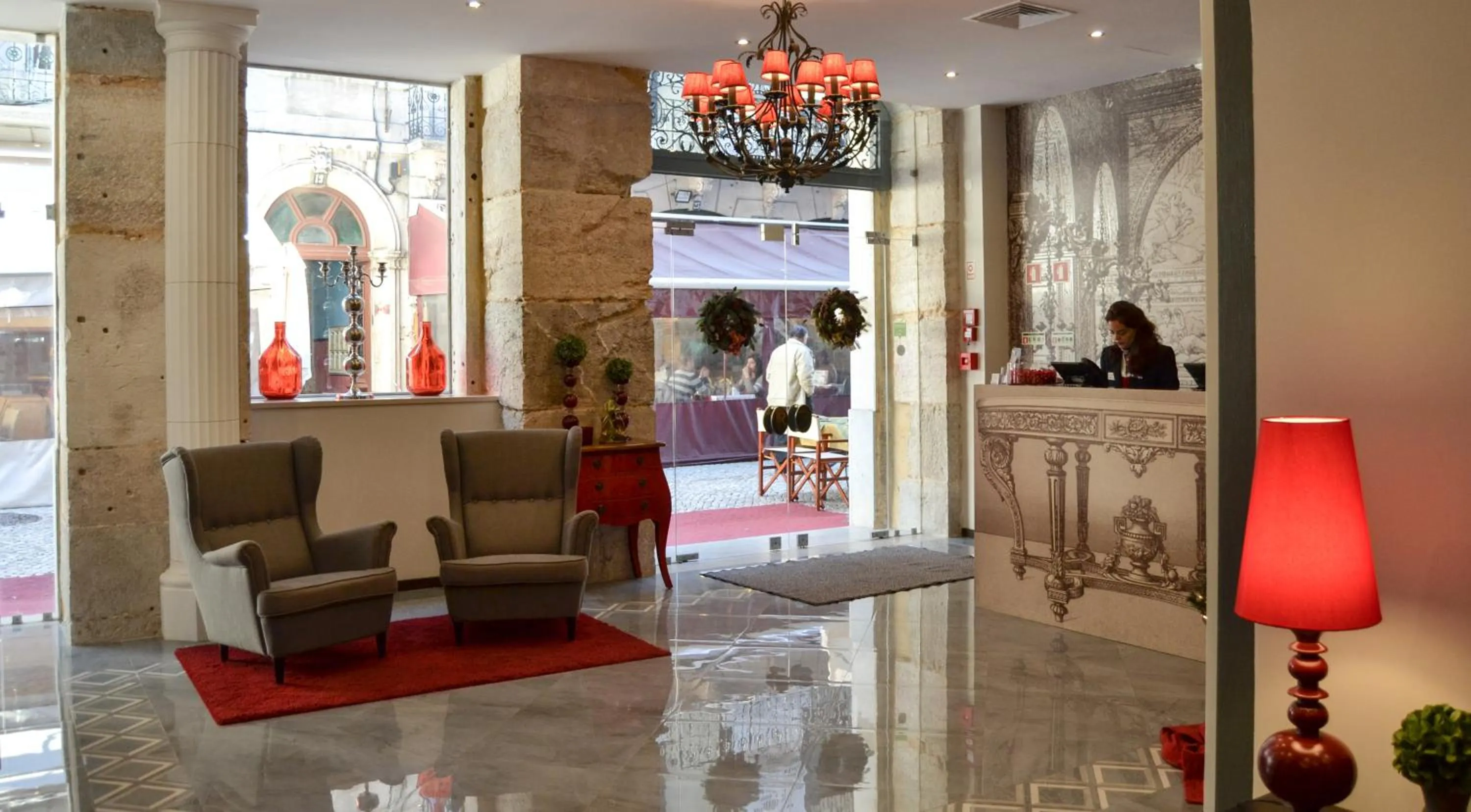 Lobby or reception in Rossio Garden Hotel
