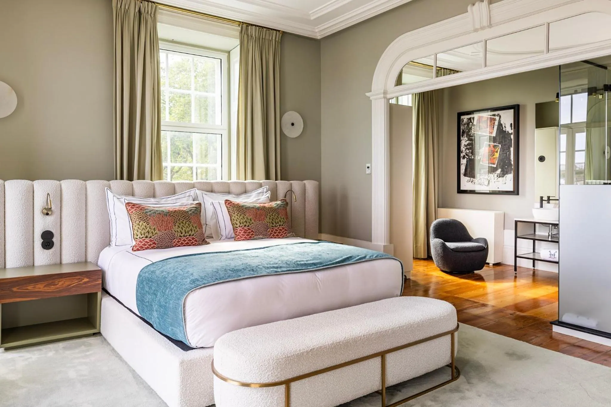 Bedroom in Maison Bleue