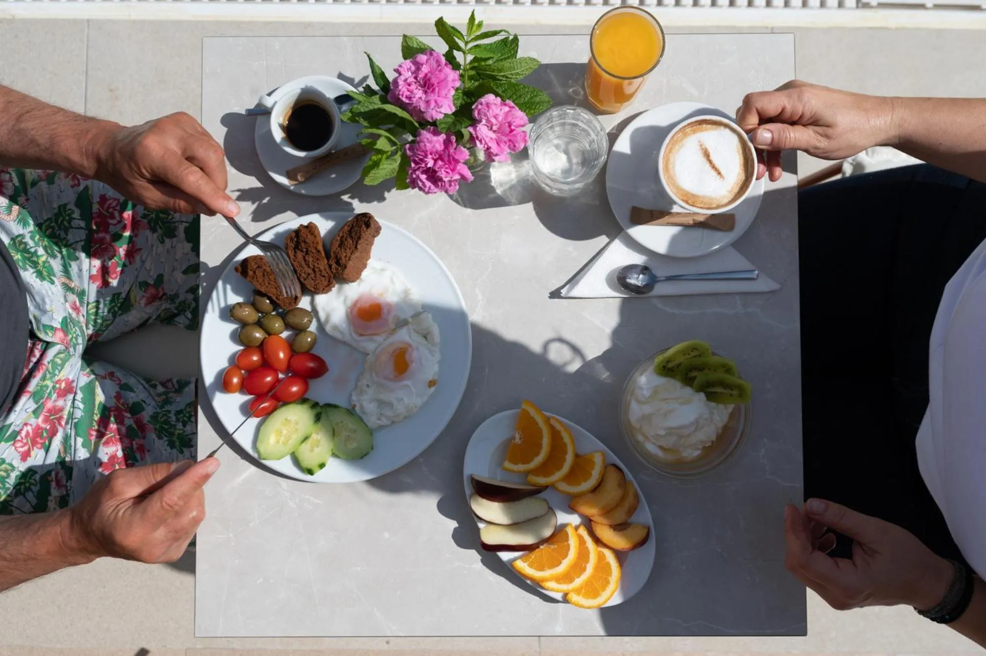 Breakfast in Prasonisi Light House Boutique Hotel