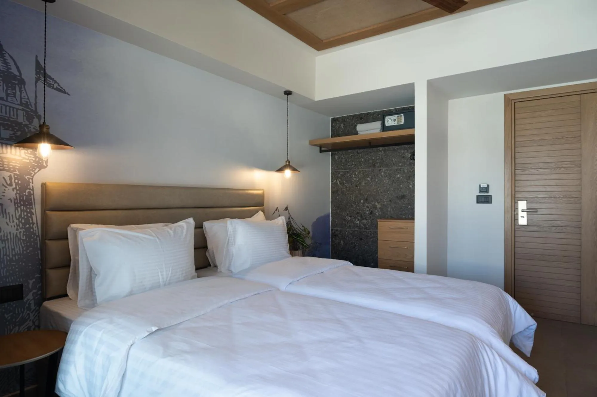 Bedroom, Bed in Prasonisi Light House Boutique Hotel