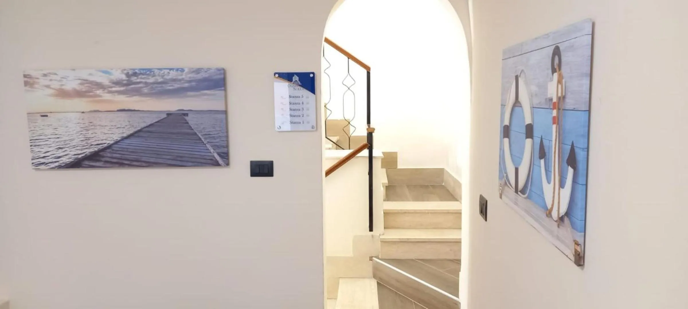 Lobby or reception in B&B Omnia Scilla