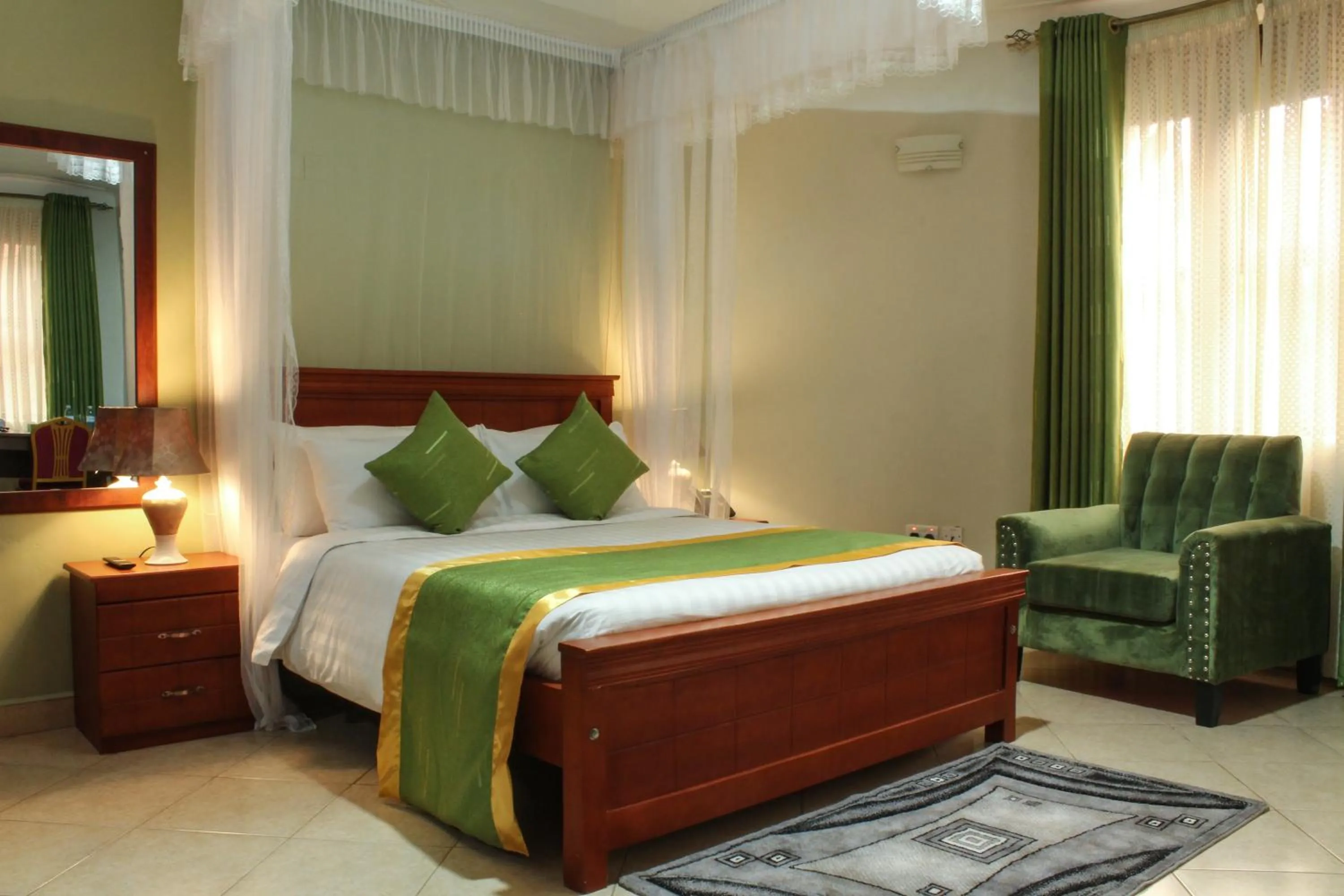 Bed in Excelsis Garden Hotels - Kampala