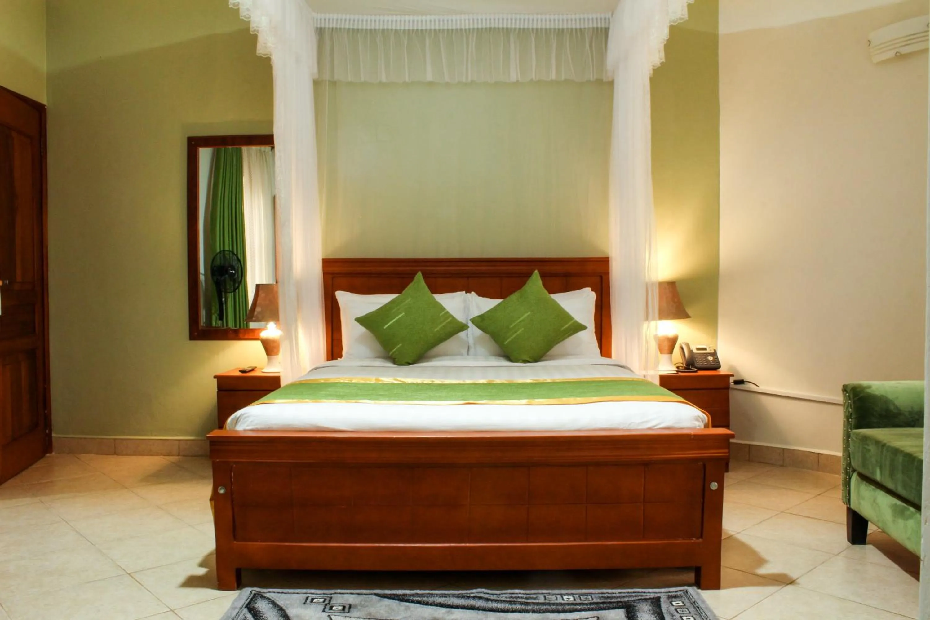 Bed in Excelsis Garden Hotels - Kampala