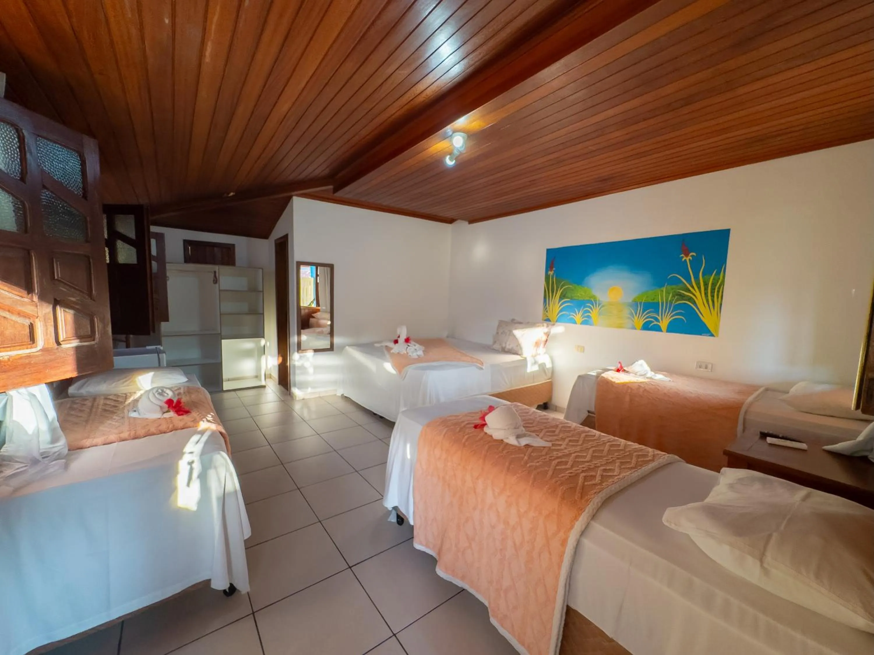 Bed in Brisa do Caitá Praia Hotel