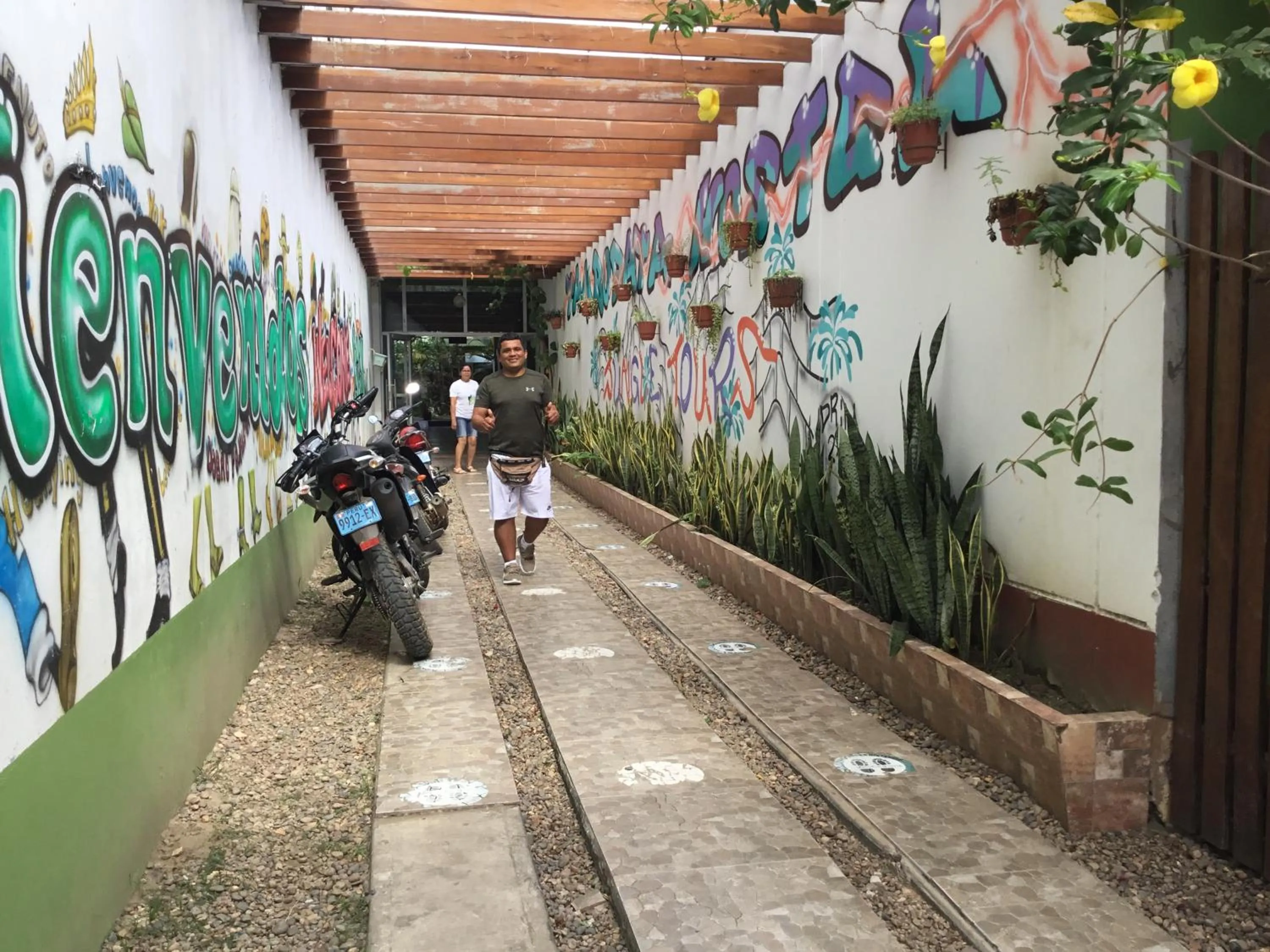 Property building in Tambopata Hostel