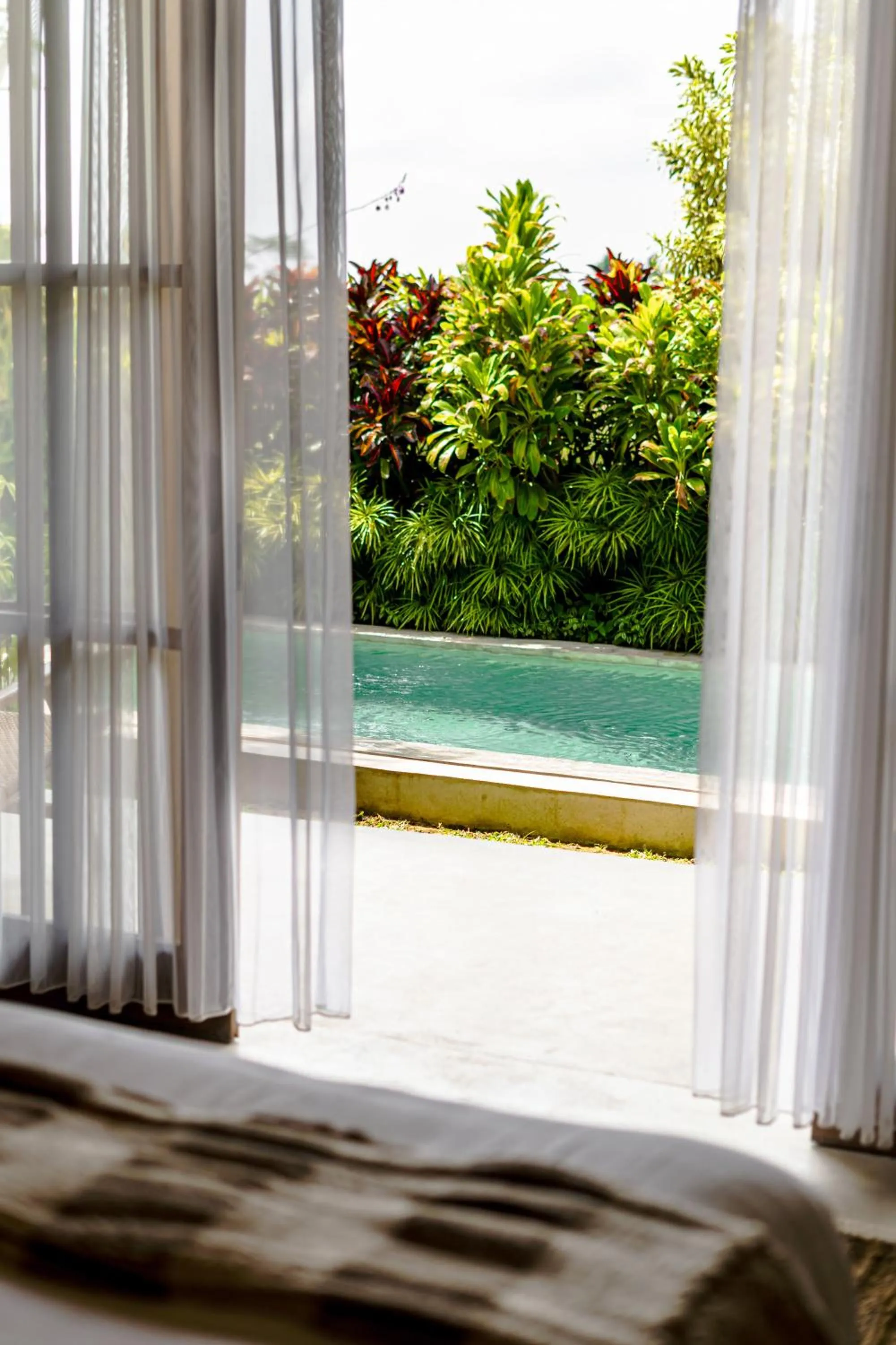 Bedroom in Nyaman Villas by EVDEkimi - Romantic escape among rice fields with Pool, Terrace - Long stay extras