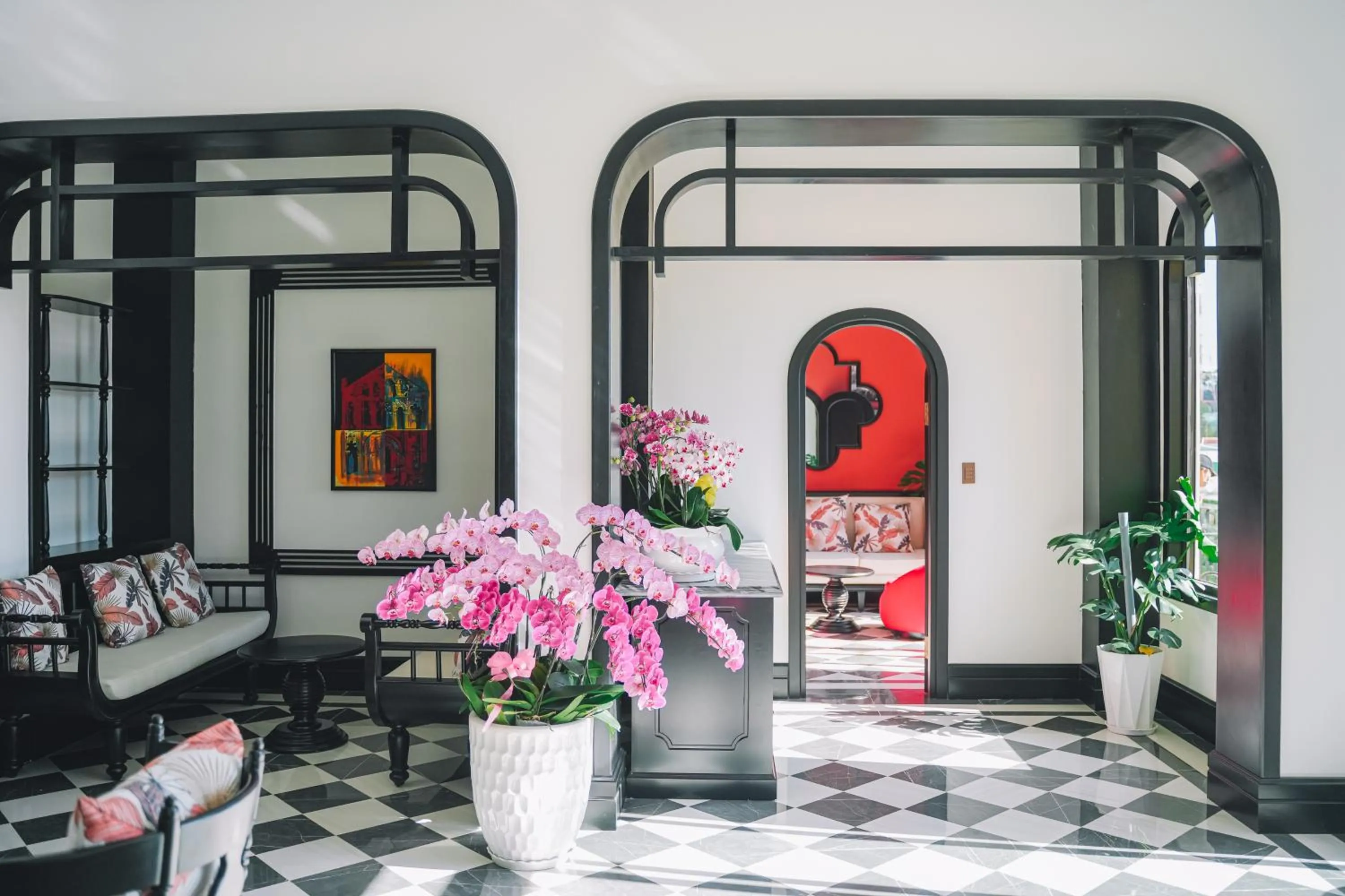 Lobby or reception in Goldient Boutique Hotel