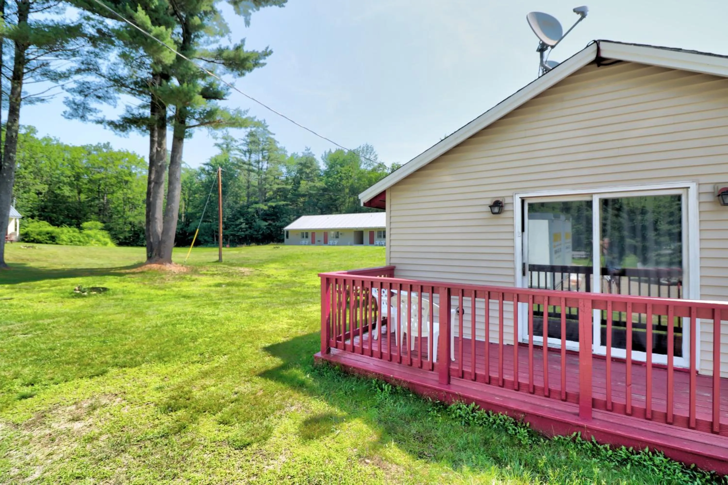 Patio in The Villager Motel