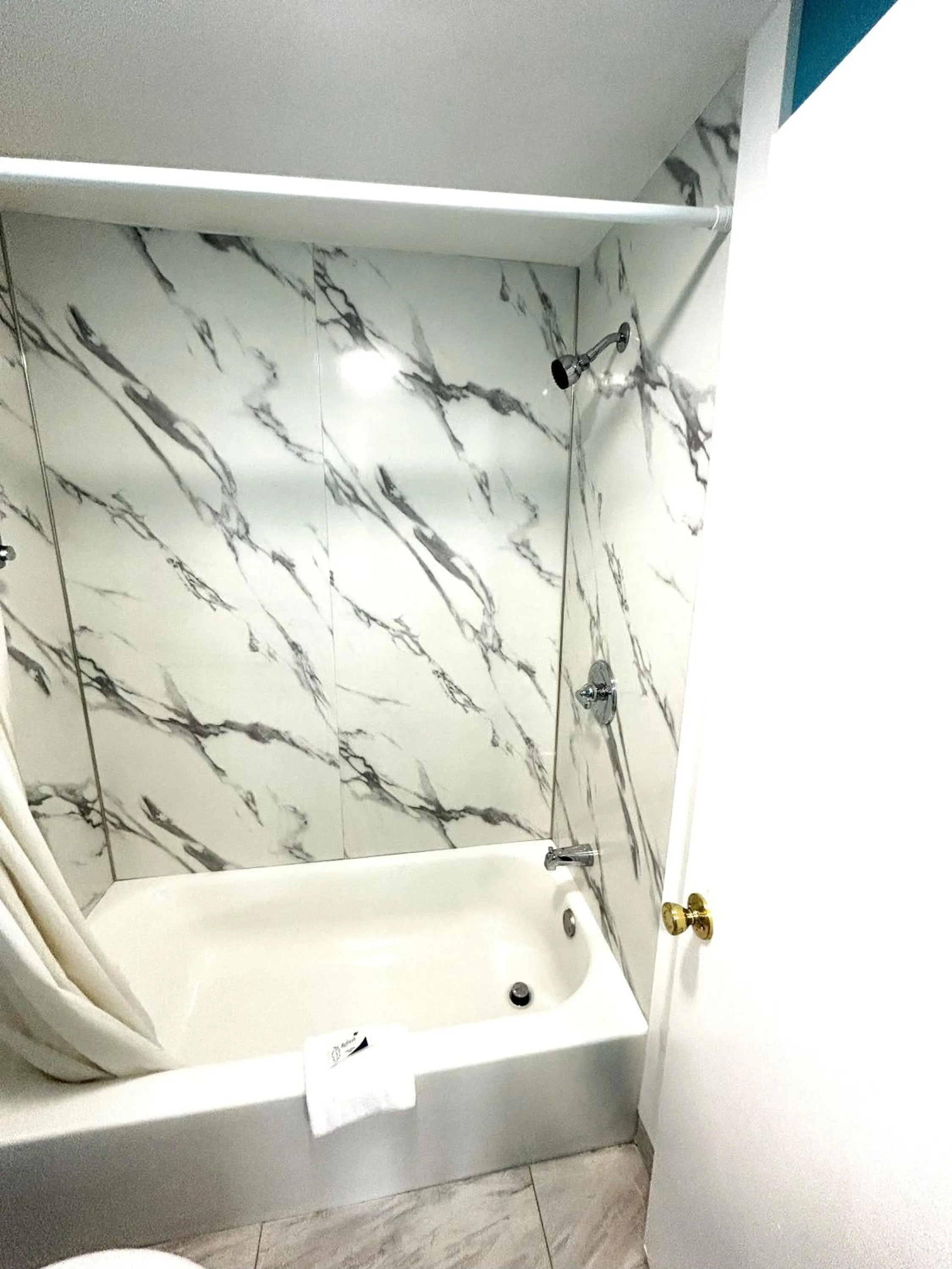 Bath in The Villager Motel