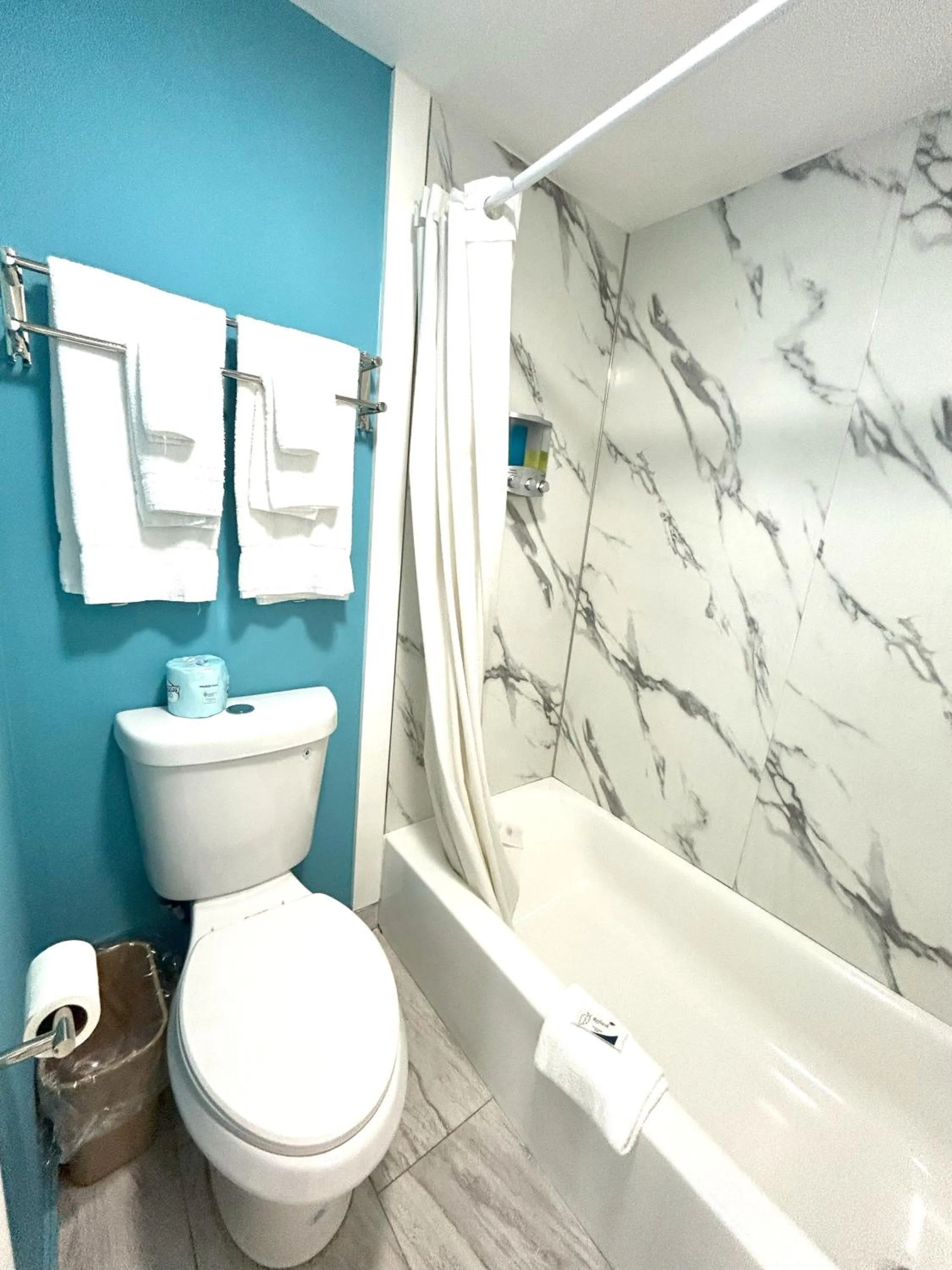 Bathroom in The Villager Motel