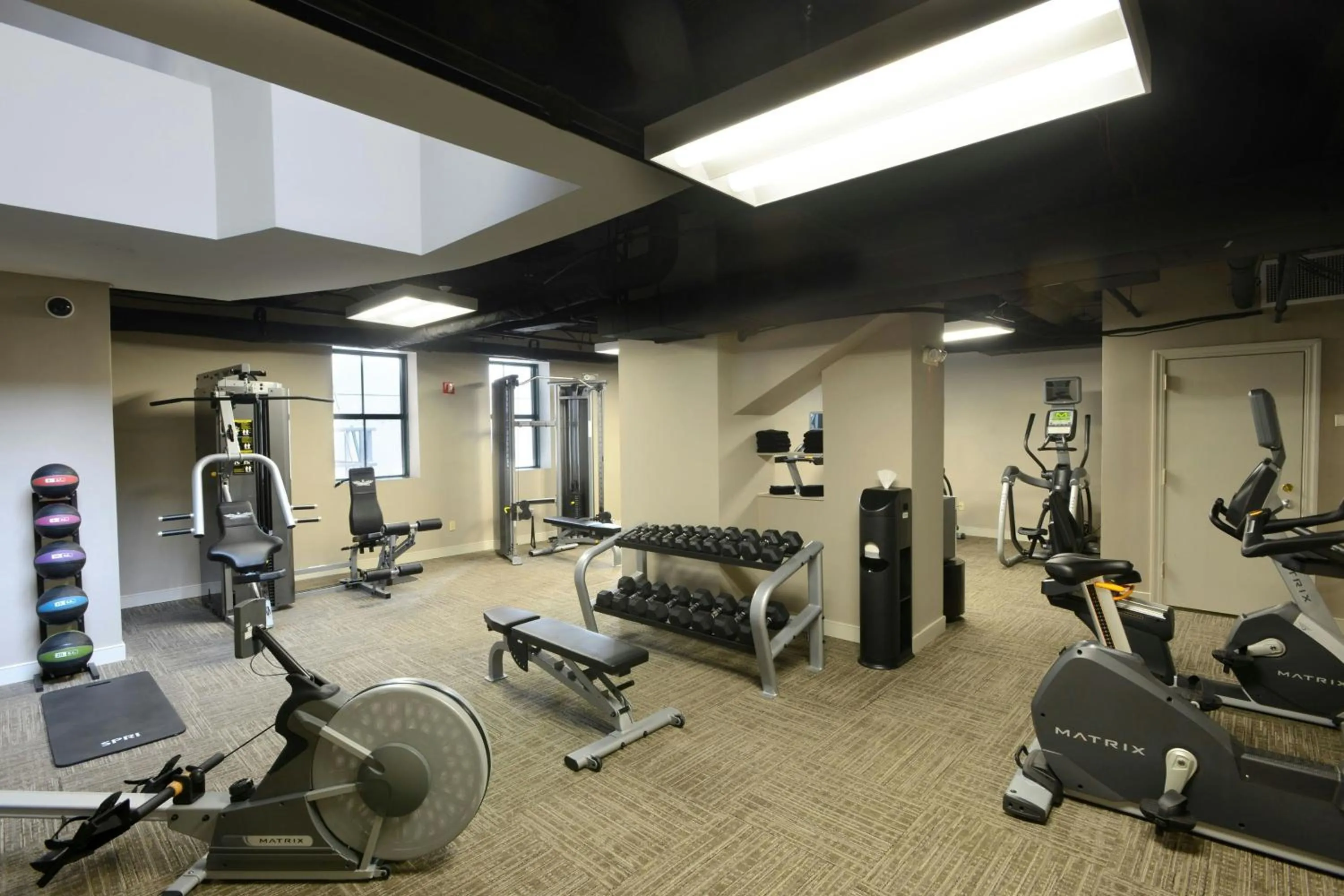 Fitness centre/facilities in Magnolia Hotel St. Louis, a Tribute Portfolio Hotel