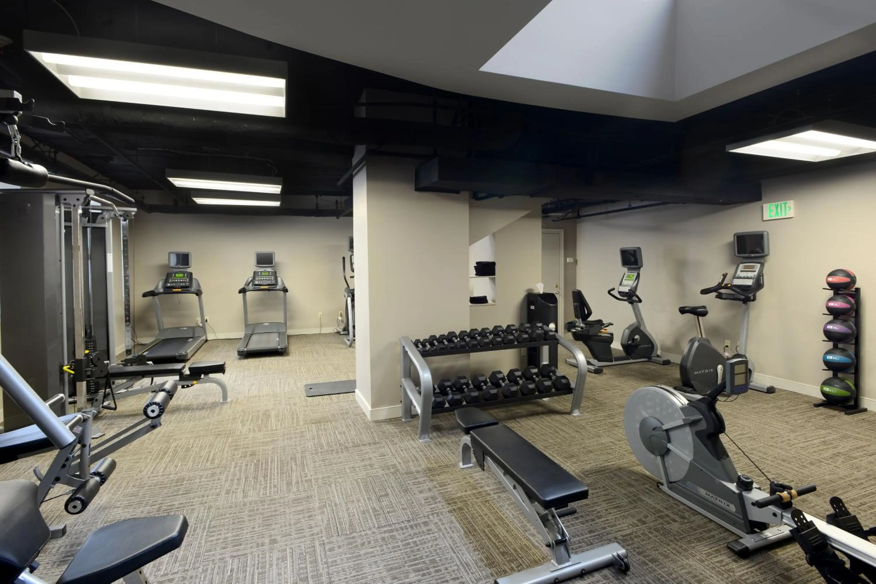 Fitness centre/facilities in Magnolia Hotel St. Louis, a Tribute Portfolio Hotel