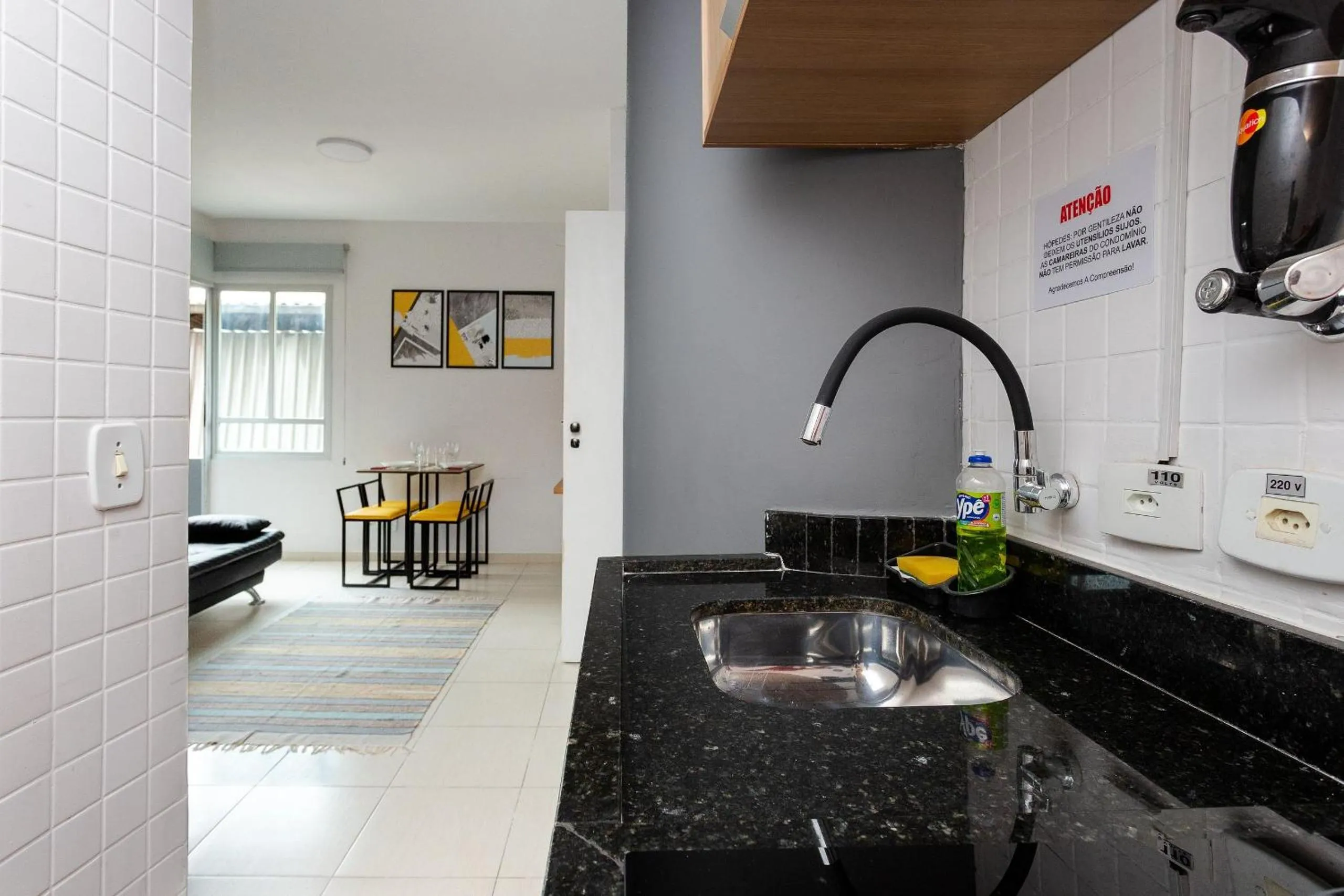 Kitchen or kitchenette in Impecável c/ Garagem prox metrô hospitais e mto +!