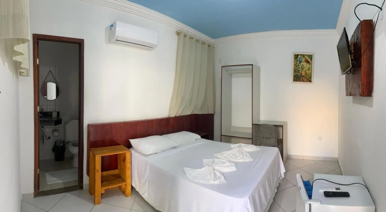 Bedroom, Bed in Pousada Santa Fé