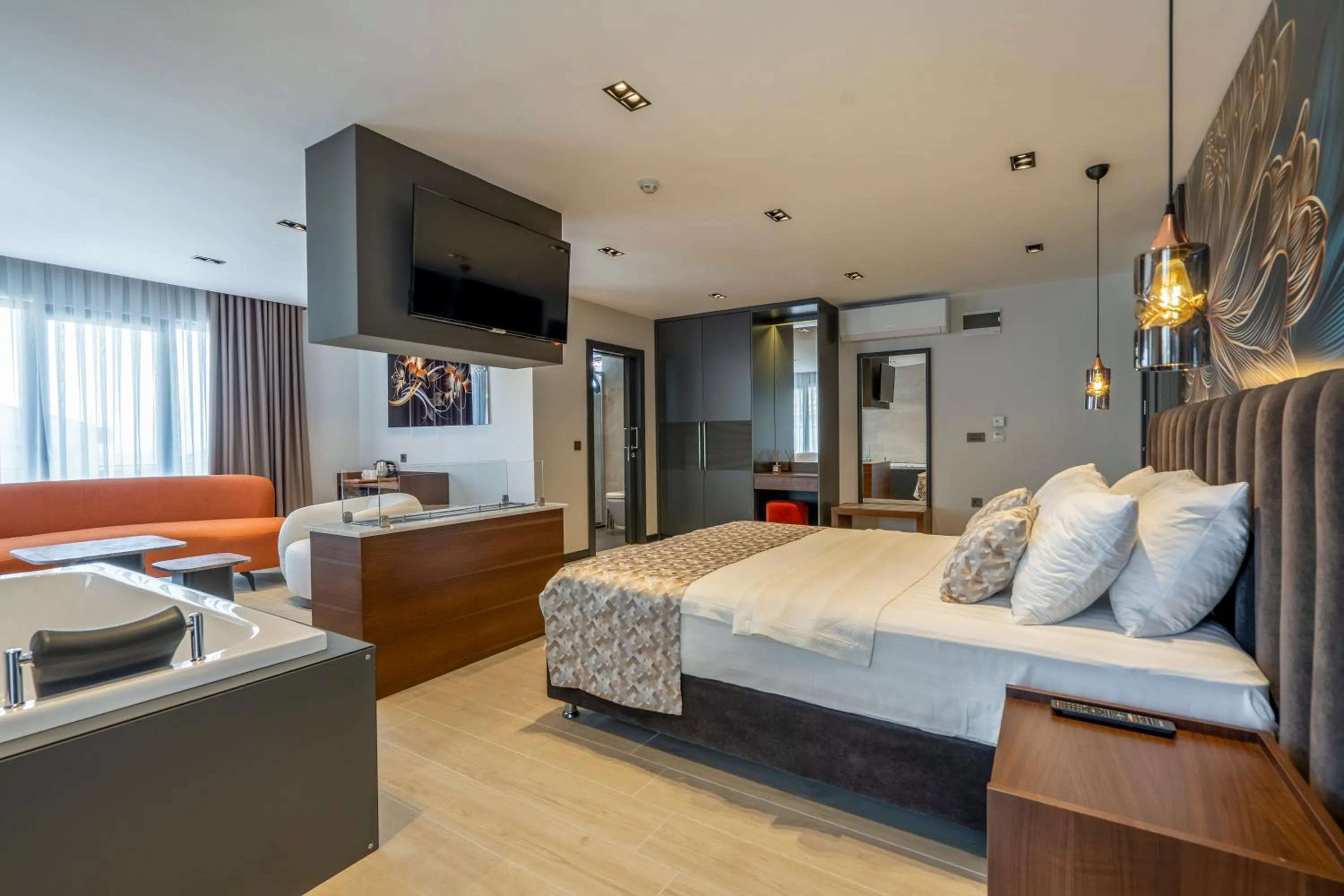 Photo of the whole room, Bed in La Miel Şile