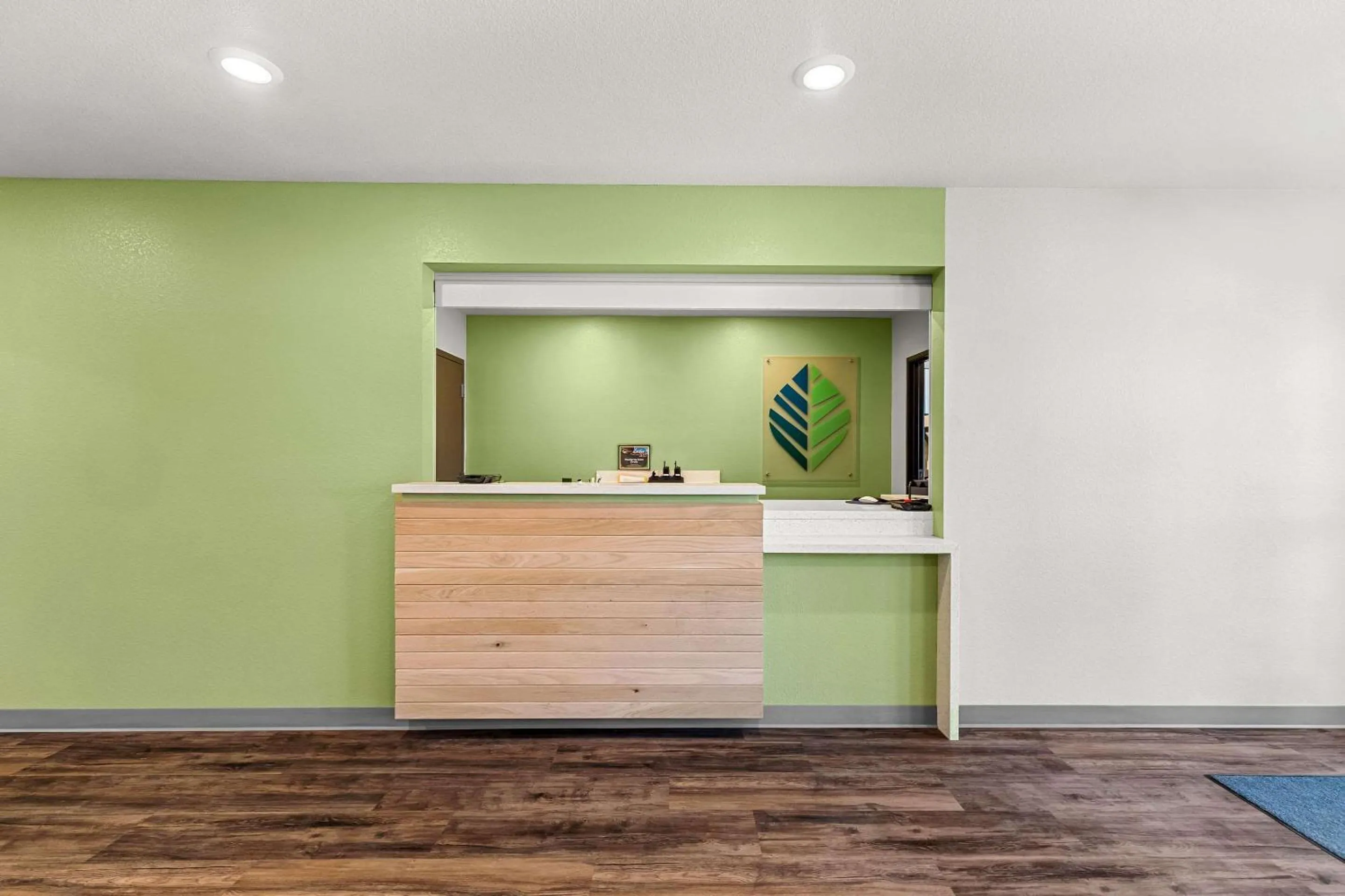 Lobby or reception in WoodSpring Suites Corona