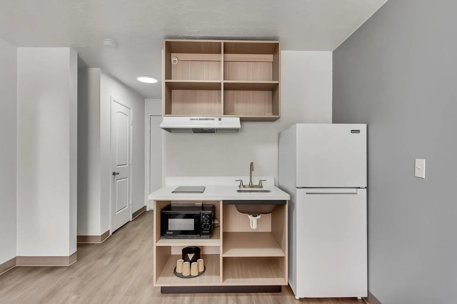 kitchen in Suburban Studios Salt Lake City Airport