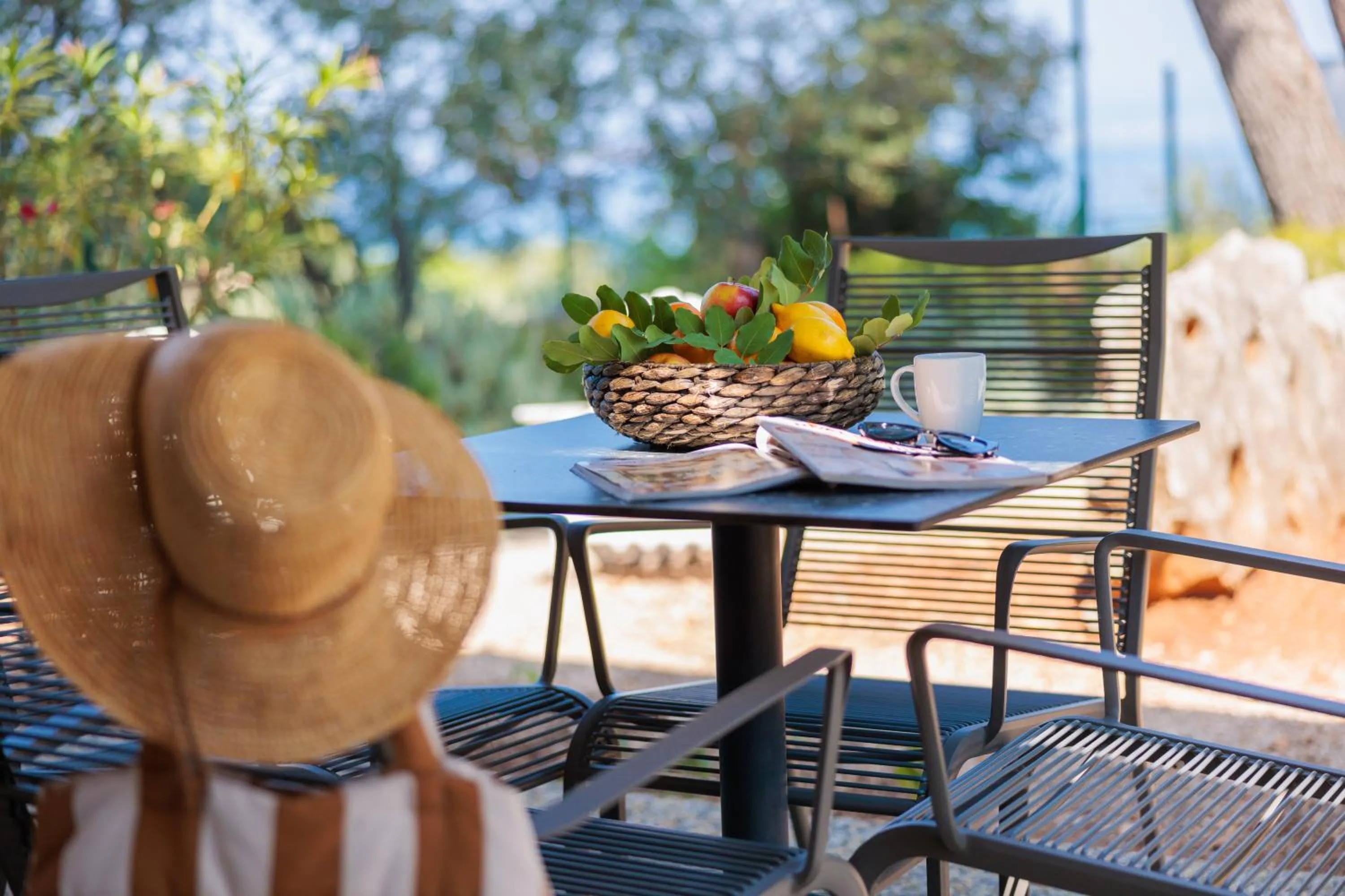 Garden view in Waterman Beach Village