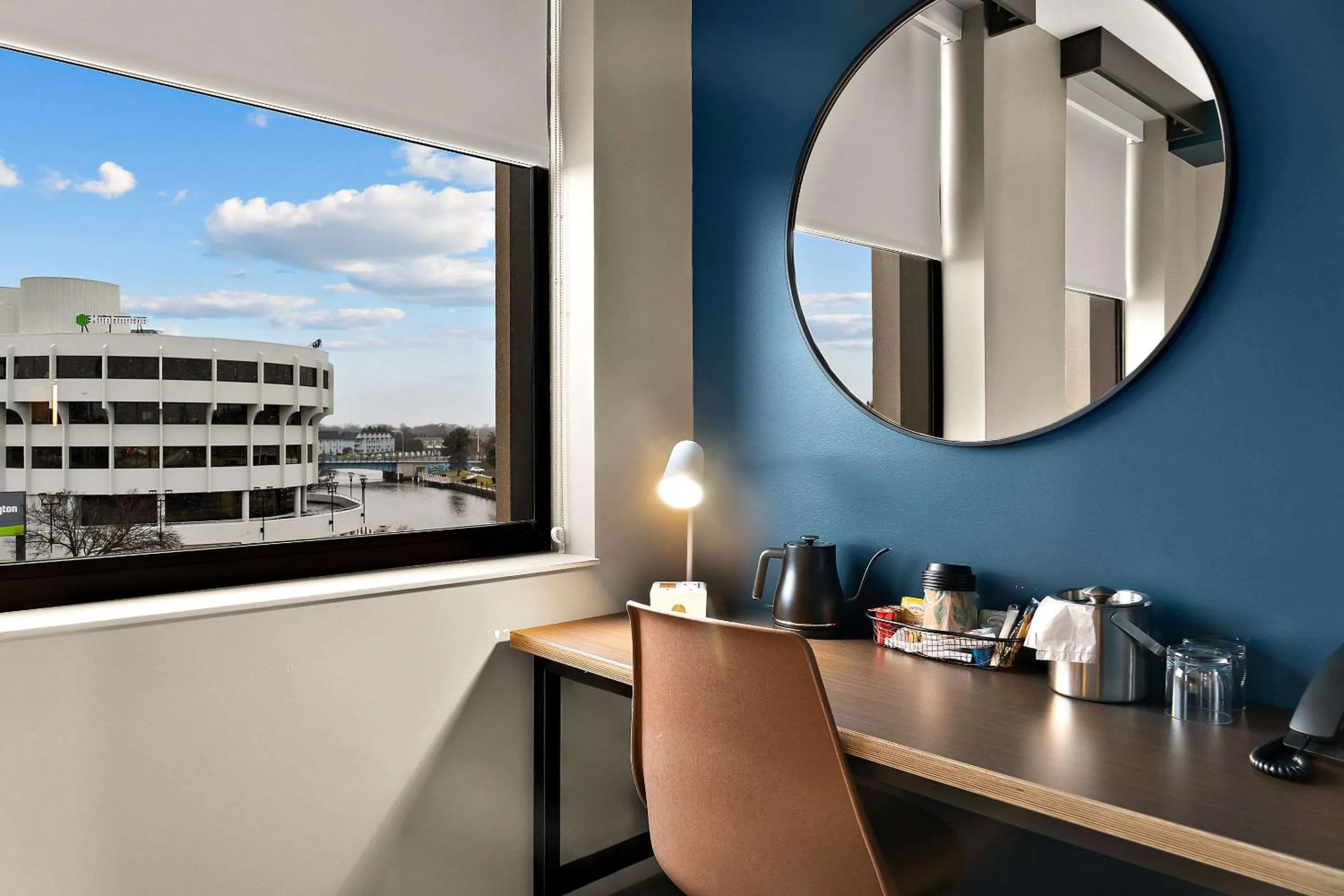Bedroom in CityFlatsHotel - Port Huron, an Ascend Collection Hotel