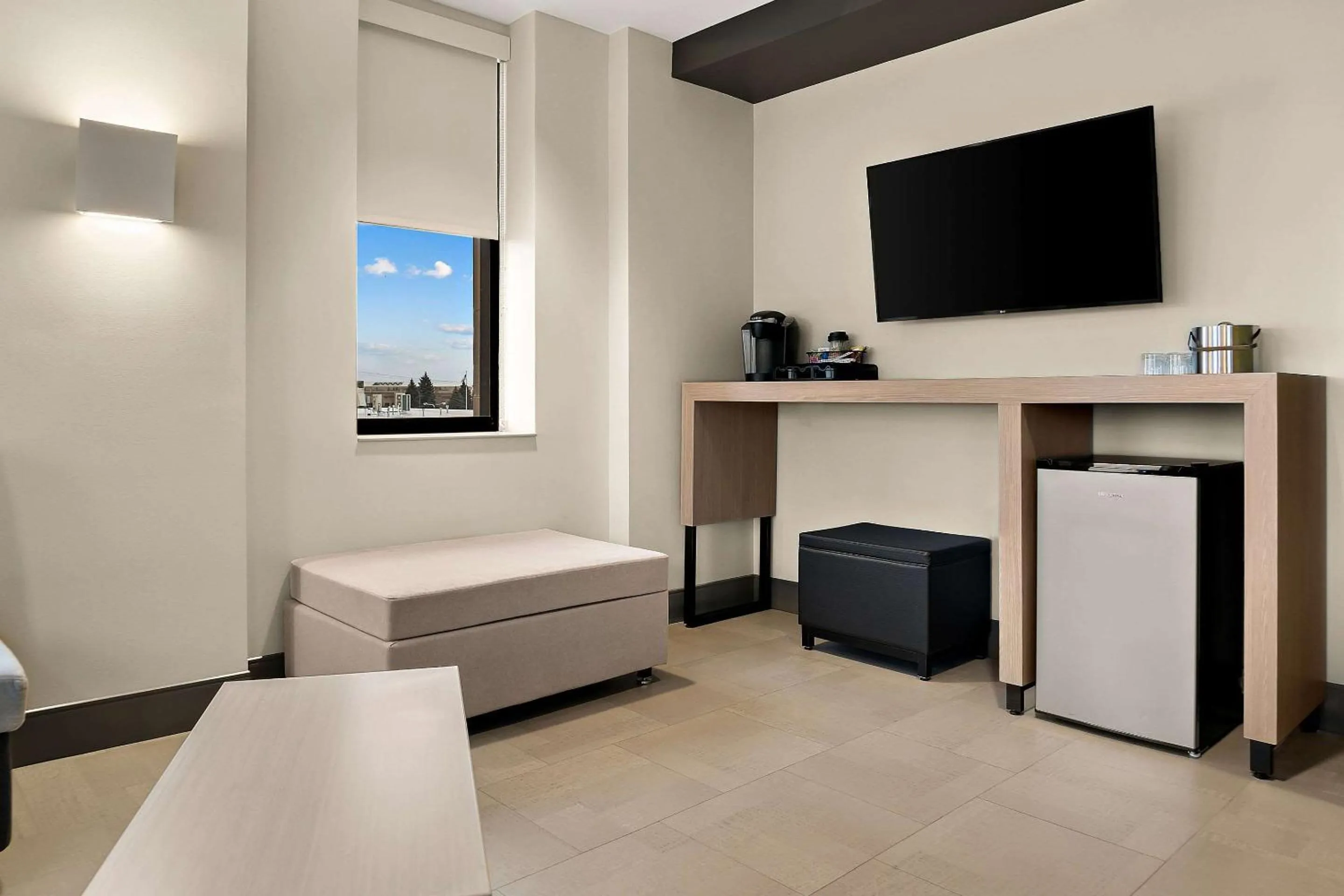 Bedroom in CityFlatsHotel - Port Huron, an Ascend Collection Hotel