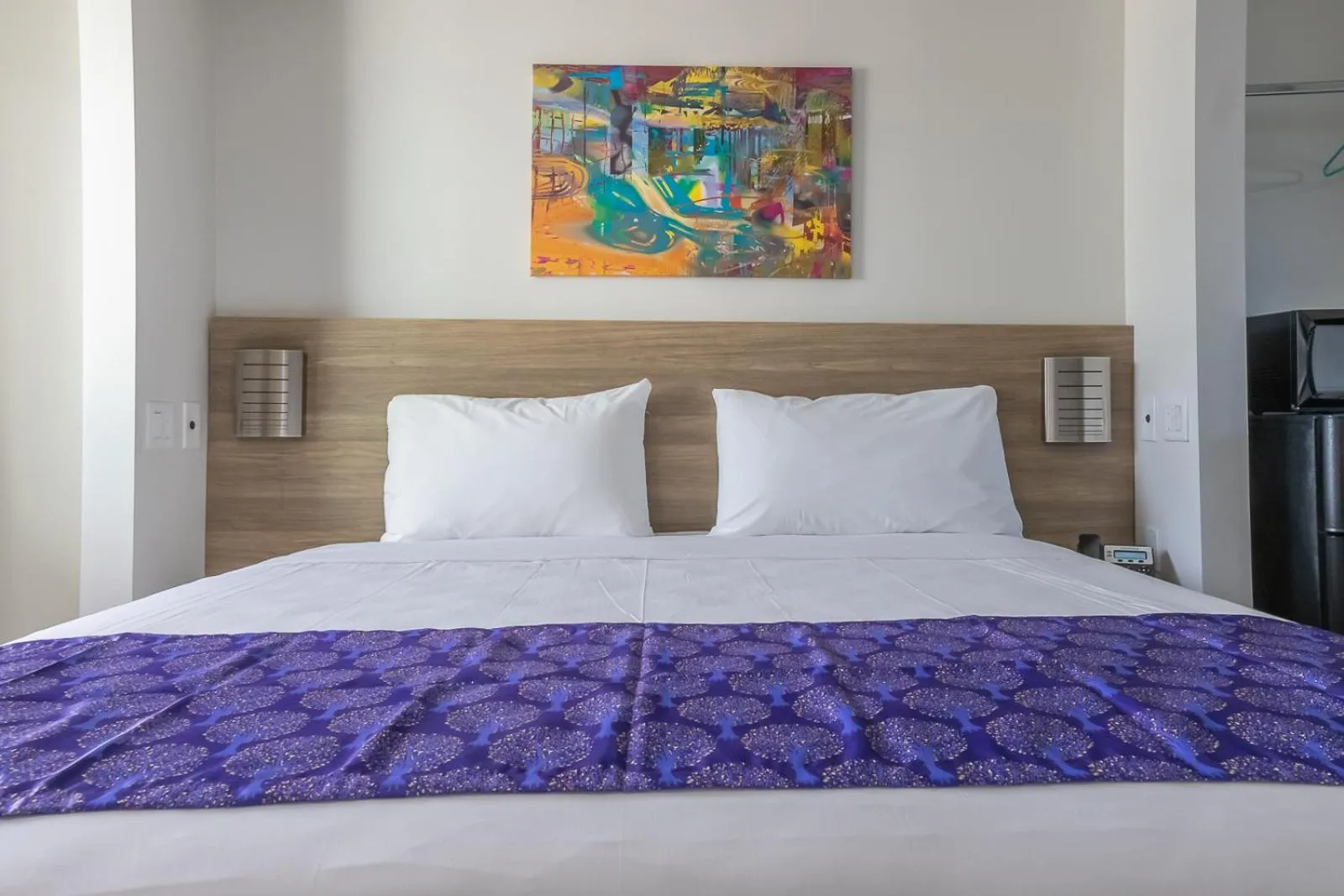 Bed in The Biscayne Hotel