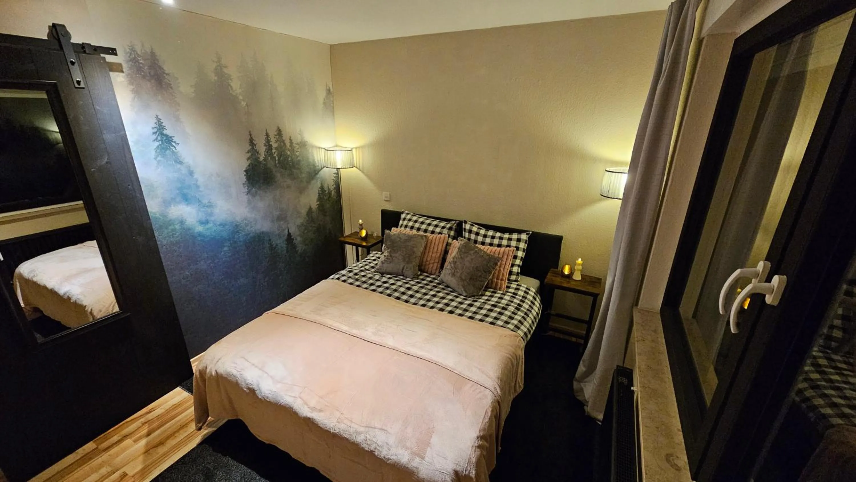 Bed in Vakantiehuisje Winterberg