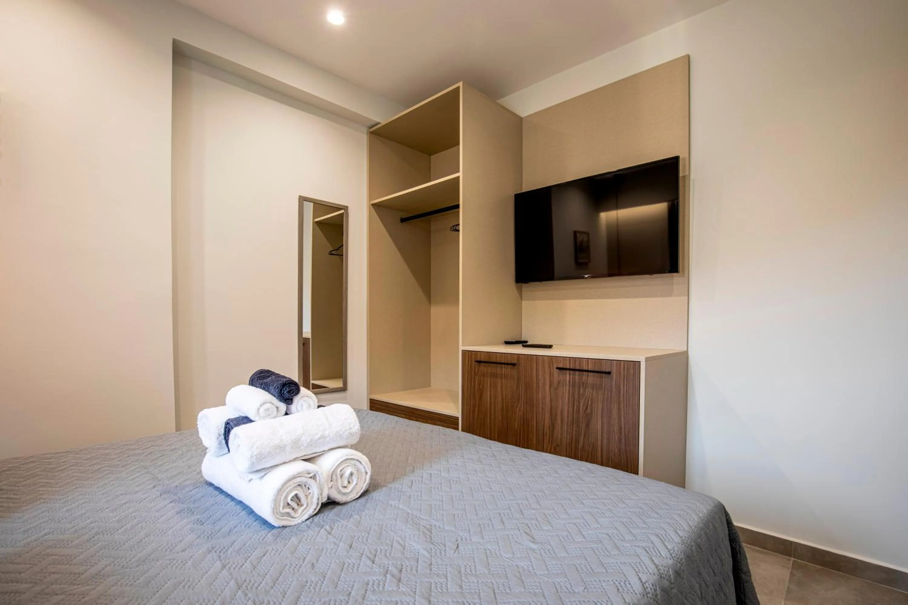 Bed in Tertsa Suites