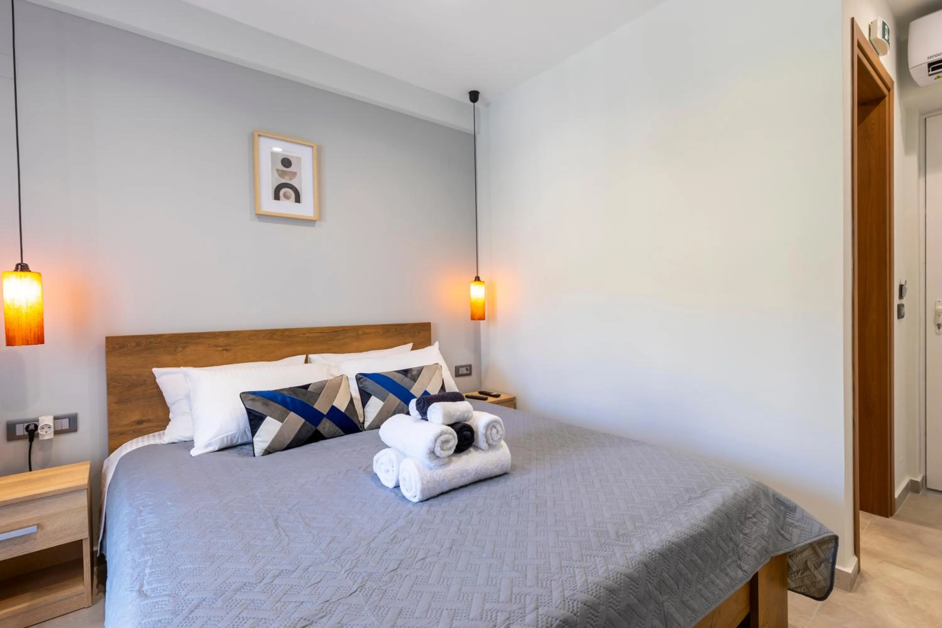 Bed in Tertsa Suites