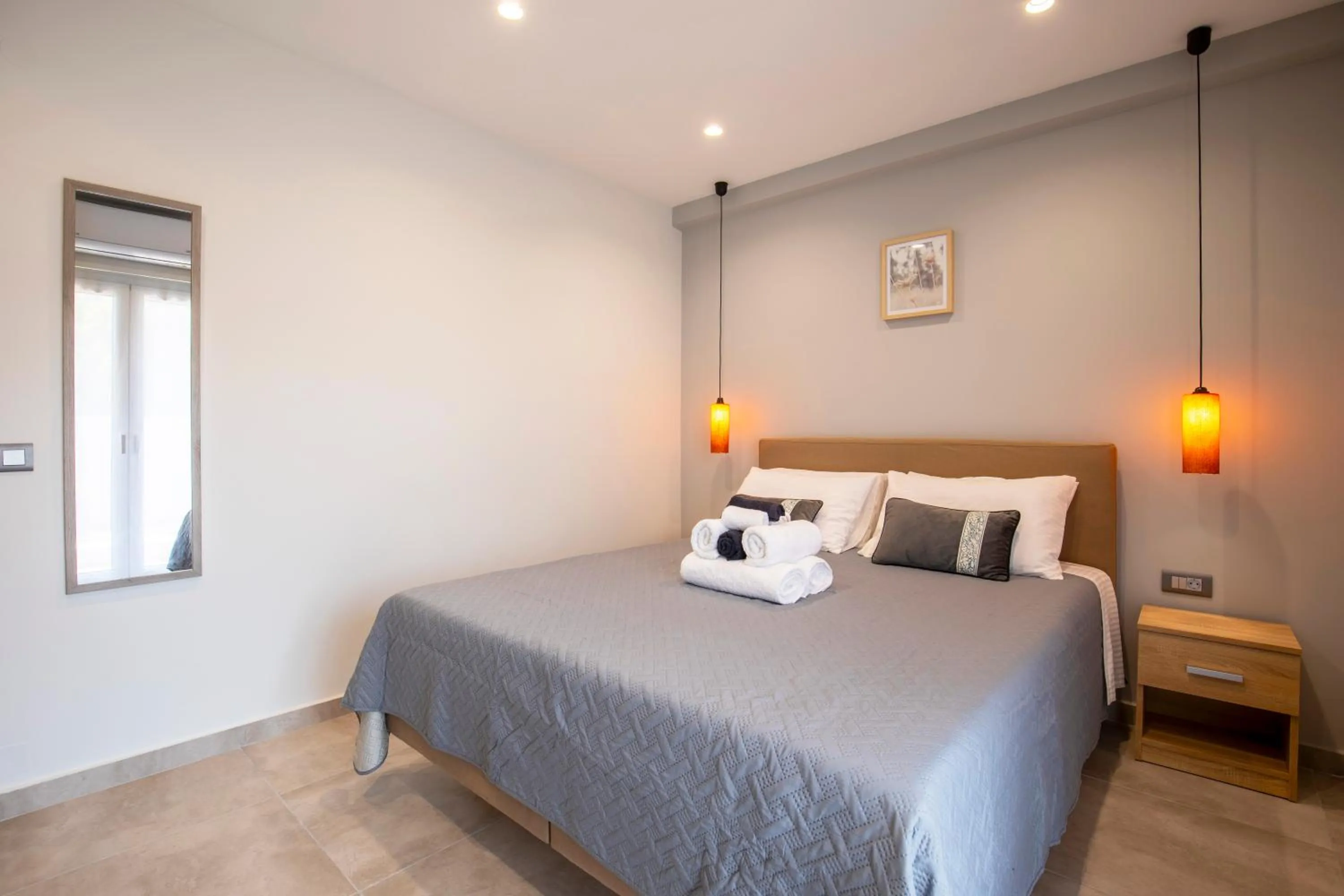 Bed in Tertsa Suites