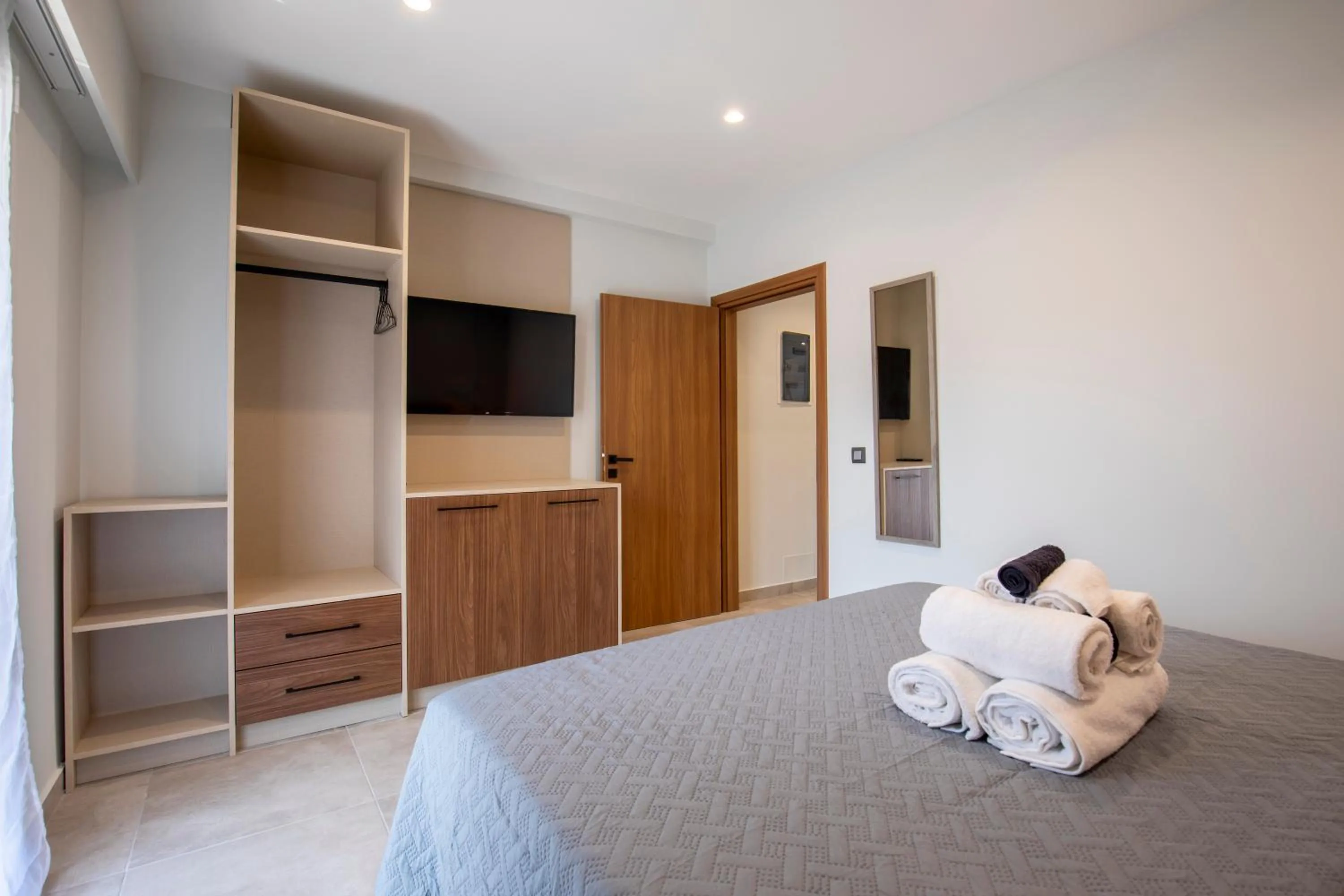 Bed in Tertsa Suites