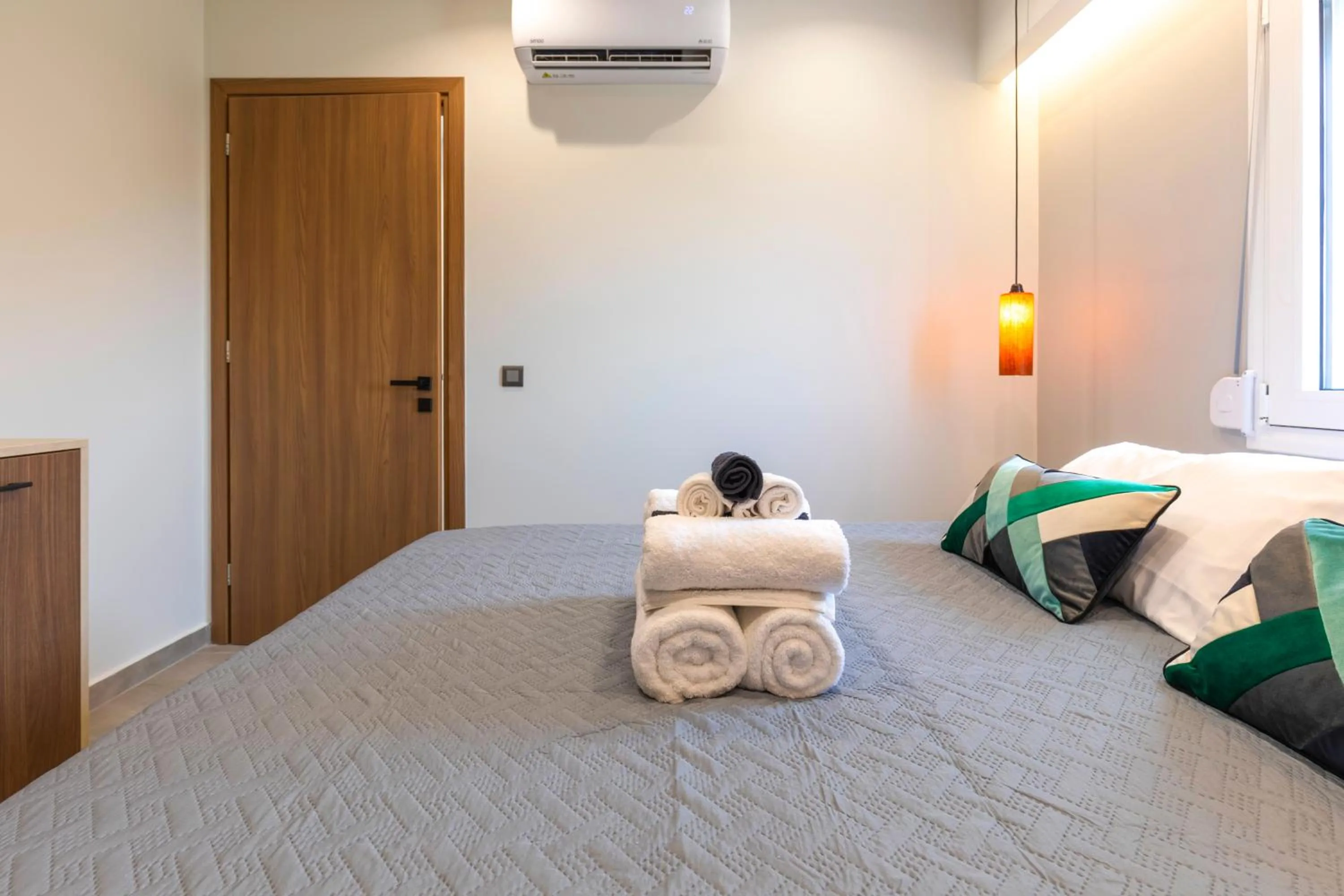 Bed in Tertsa Suites