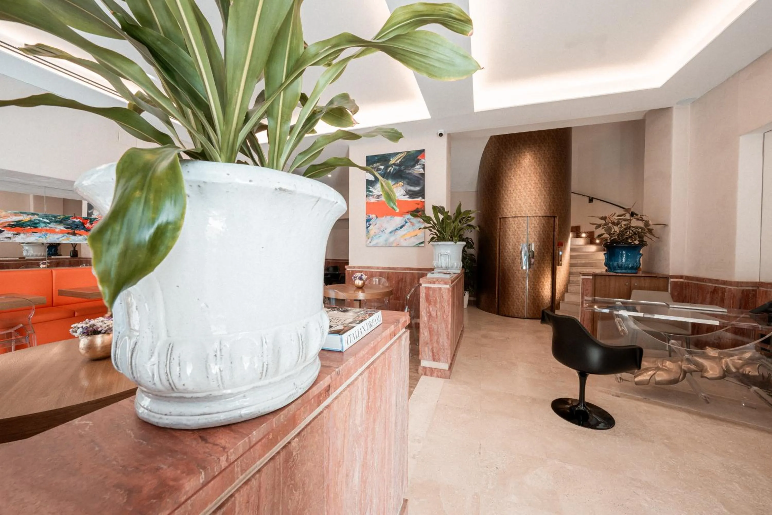 Lobby or reception in Hotel Via Veneto