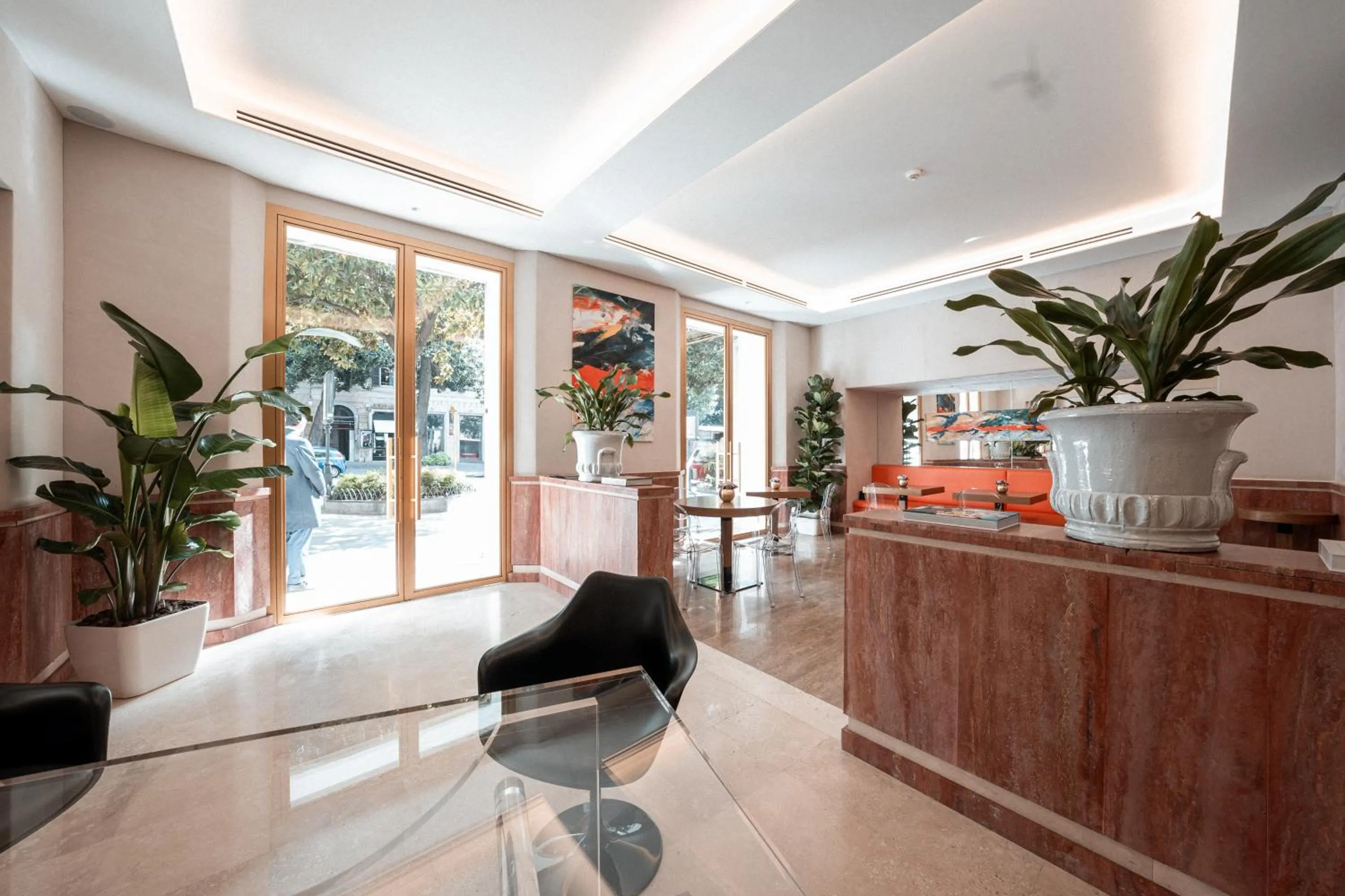 Lobby or reception in Hotel Via Veneto