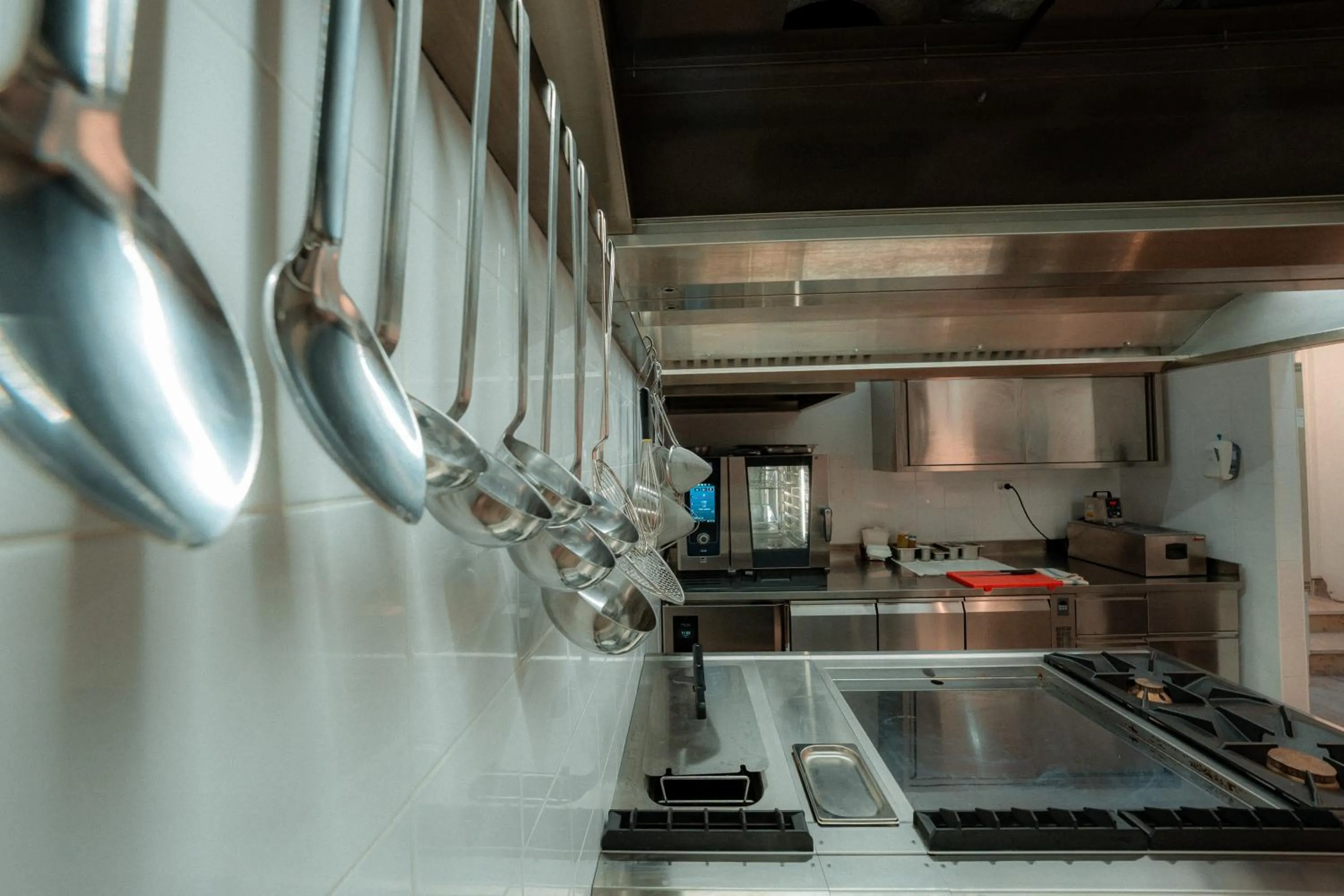 Kitchen or kitchenette in Hotel Via Veneto