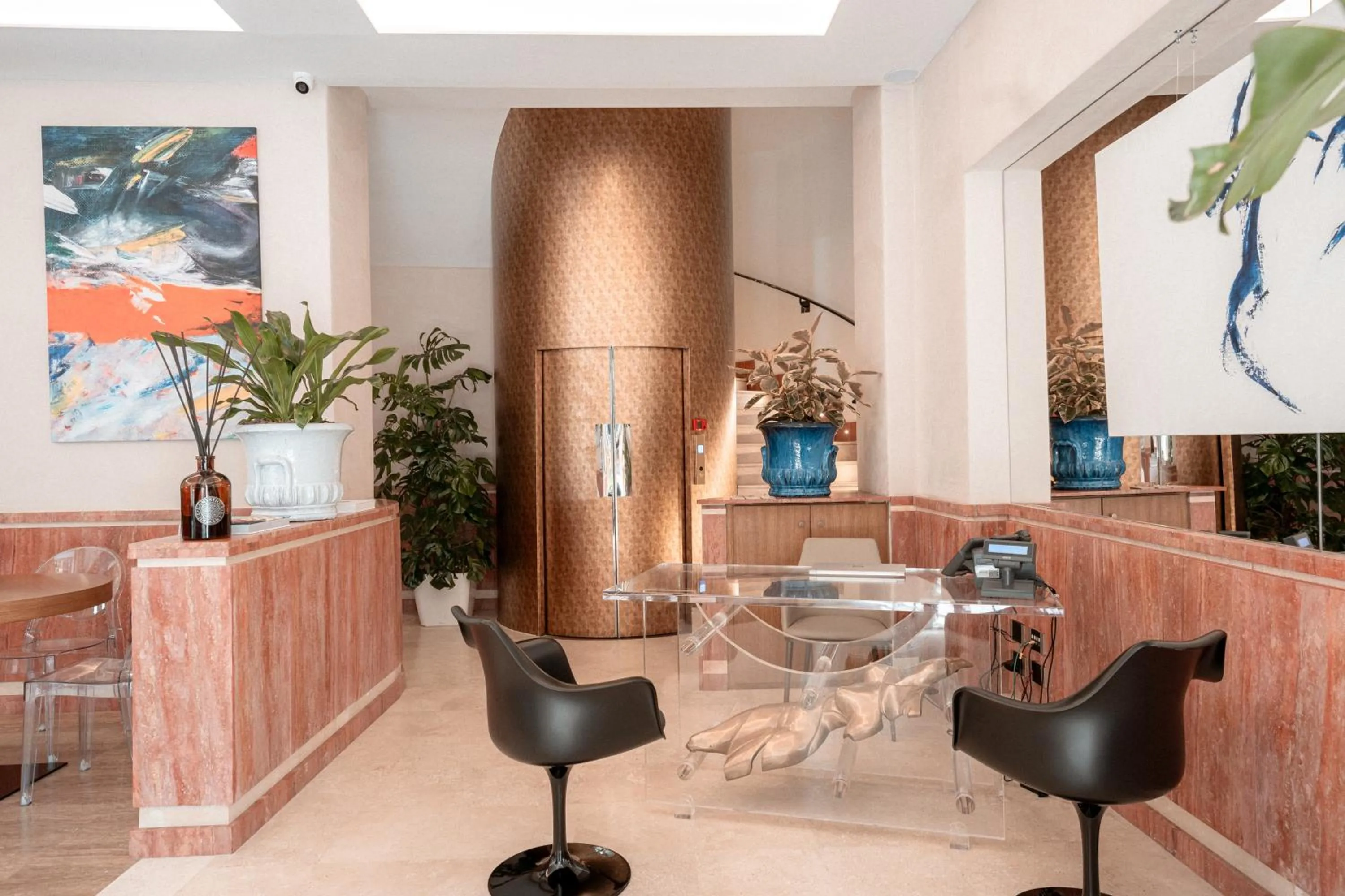 Lobby or reception in Hotel Via Veneto