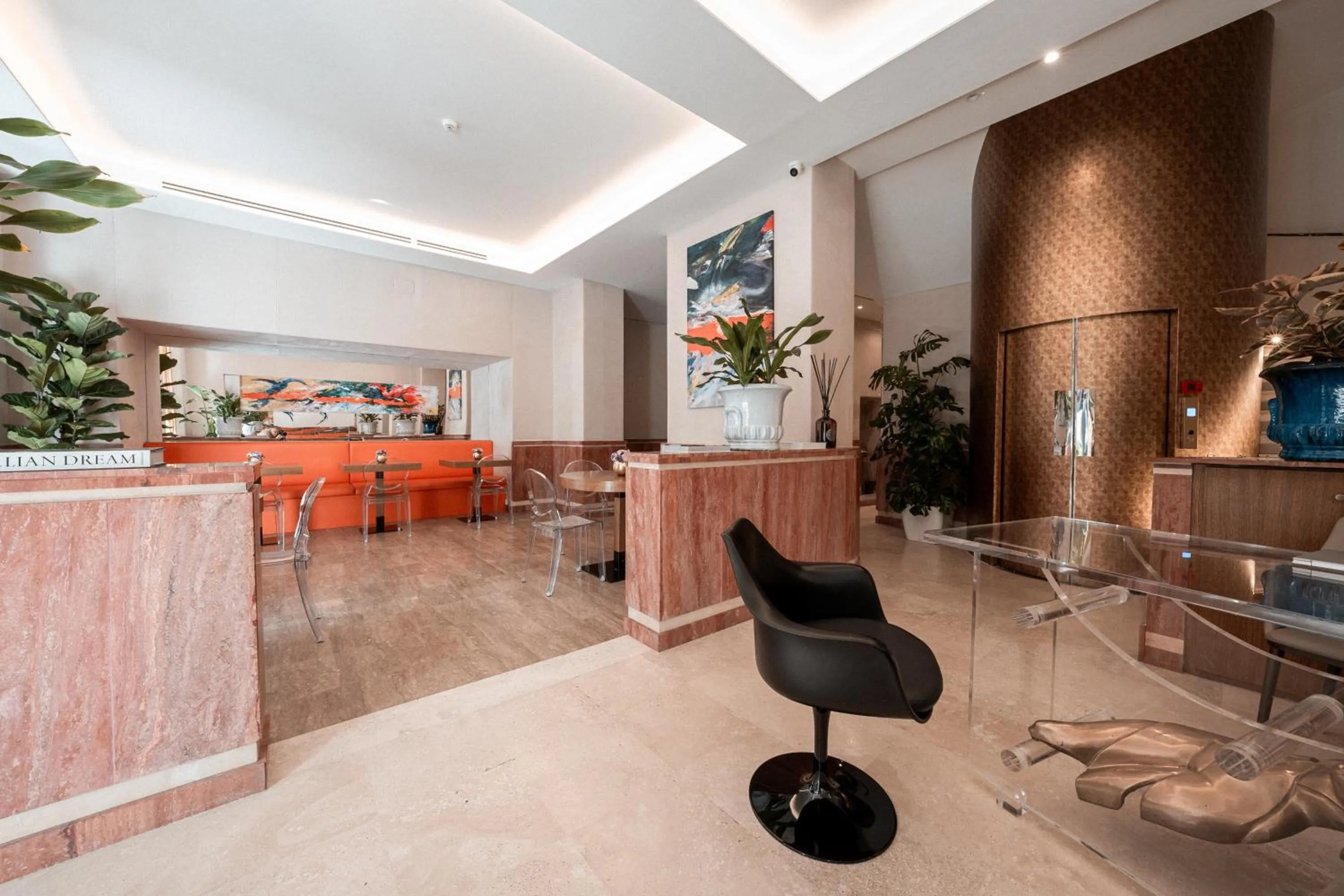 Lobby or reception in Hotel Via Veneto