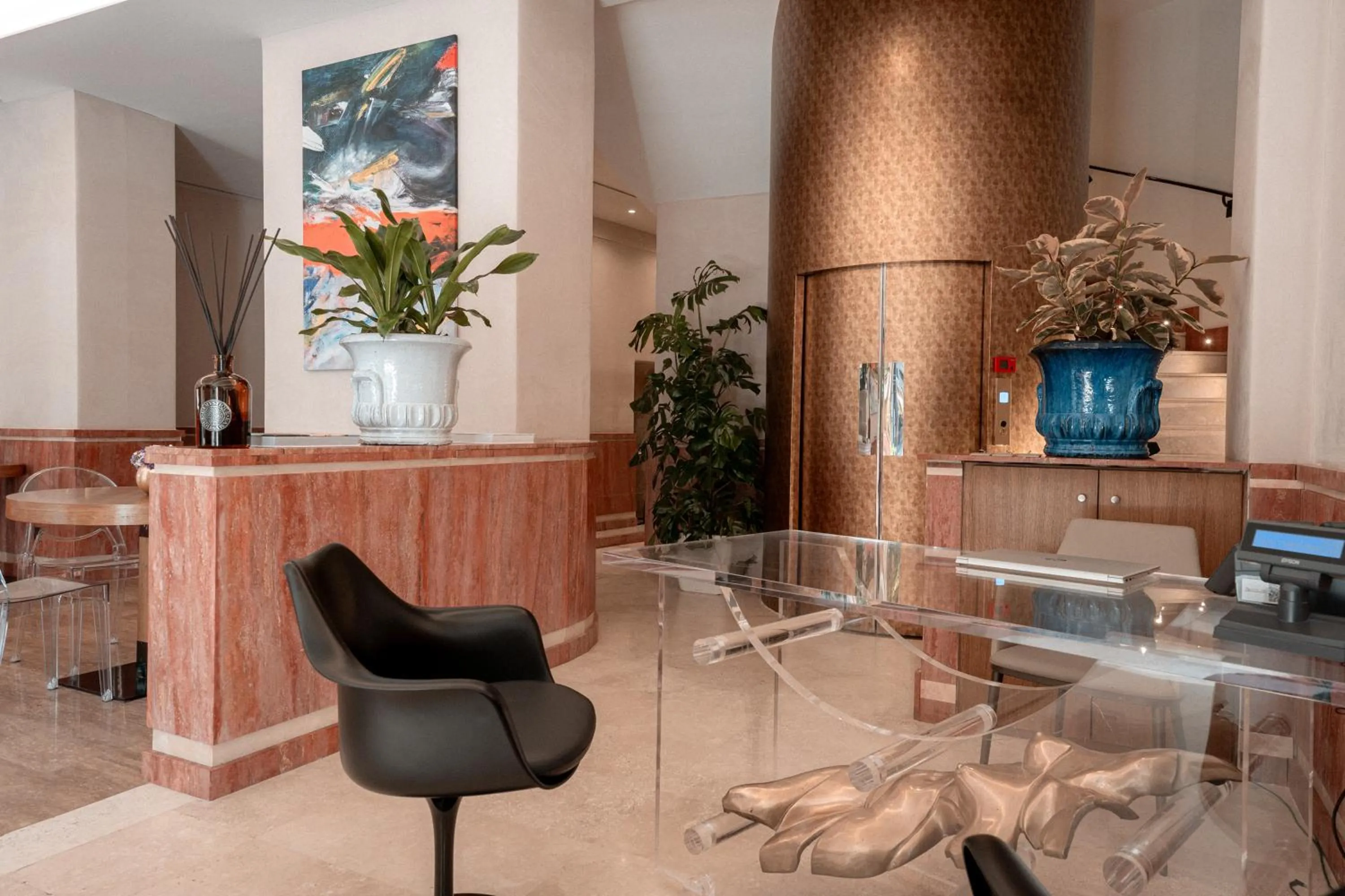 Lobby or reception in Hotel Via Veneto