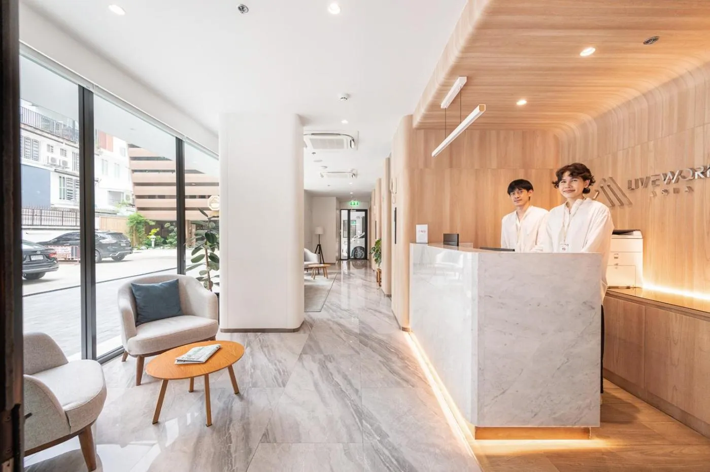 Lobby or reception in LiveZen Bangkok Sukhumvit