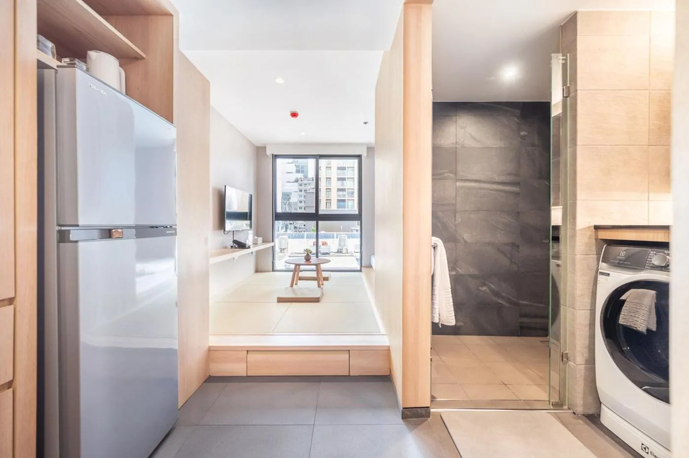 Bathroom in LiveZen Bangkok Sukhumvit