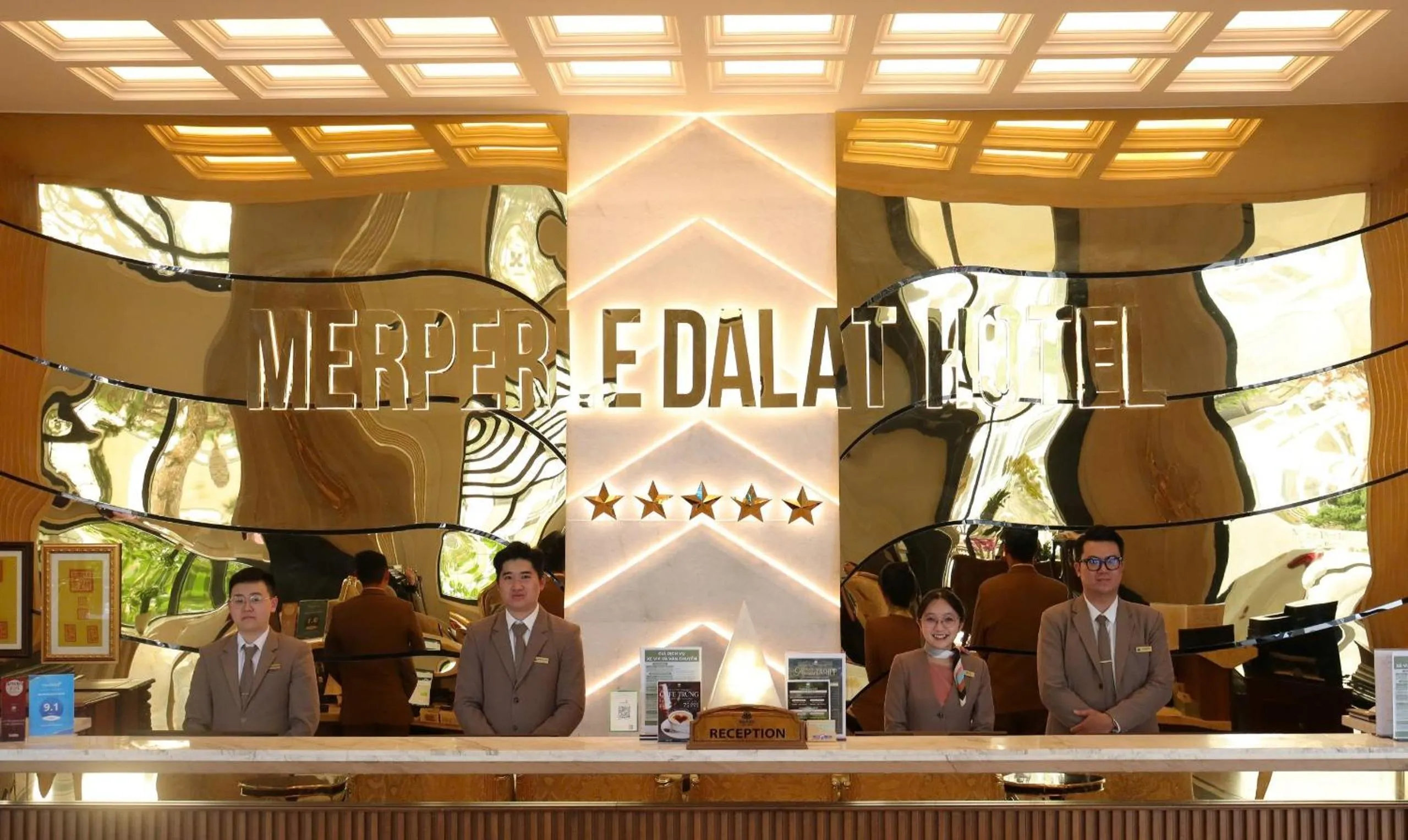 Lobby or reception in MerPerle Dalat Hotel