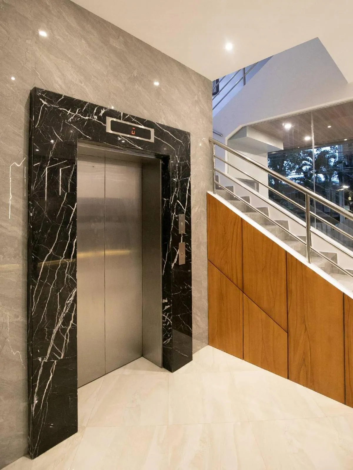elevator in City Pod Hotel