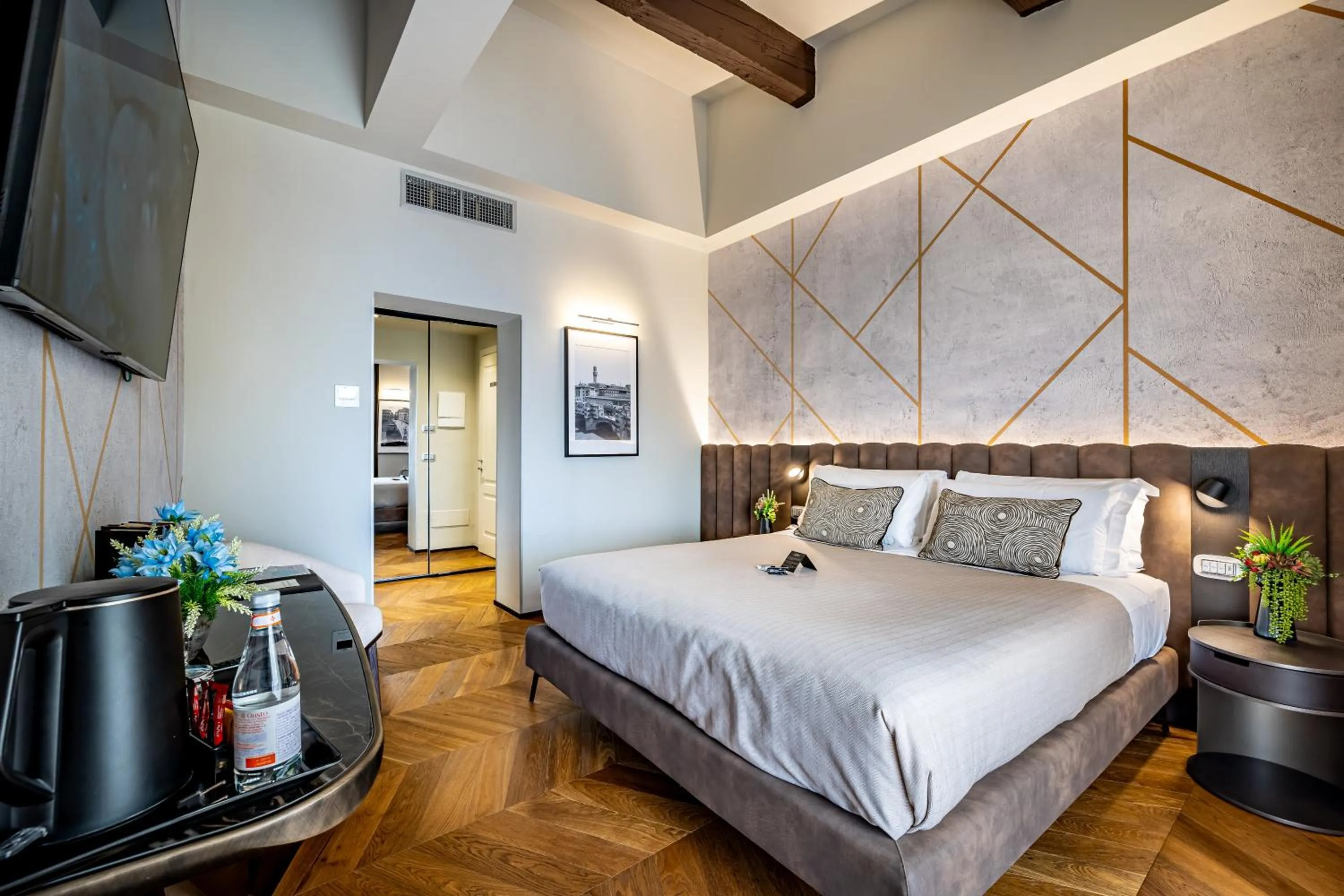 Bedroom, Bed in Palazzo Alfieri - Place of Charme