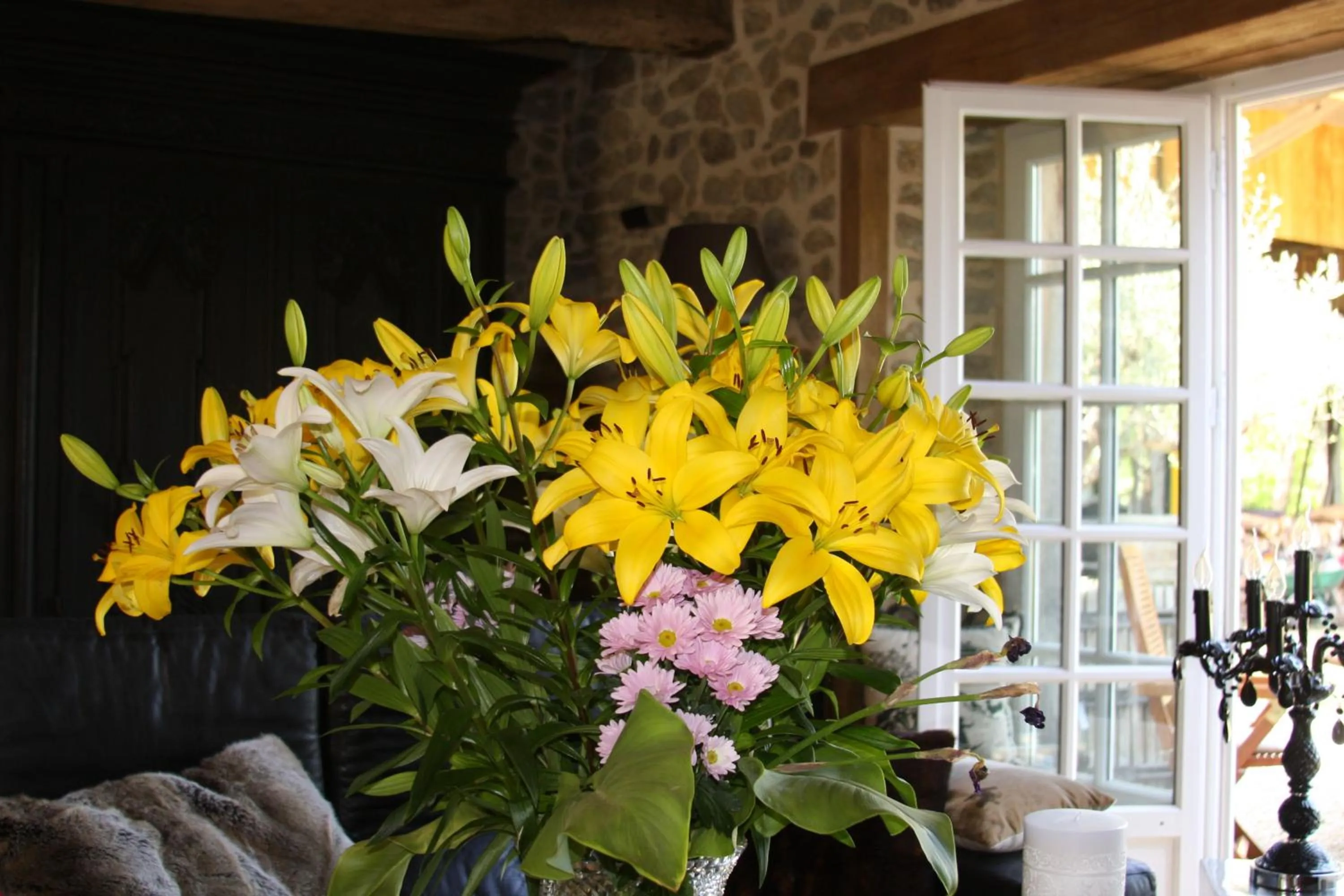 Decorative detail in Manoir de La Rogerais & SPA